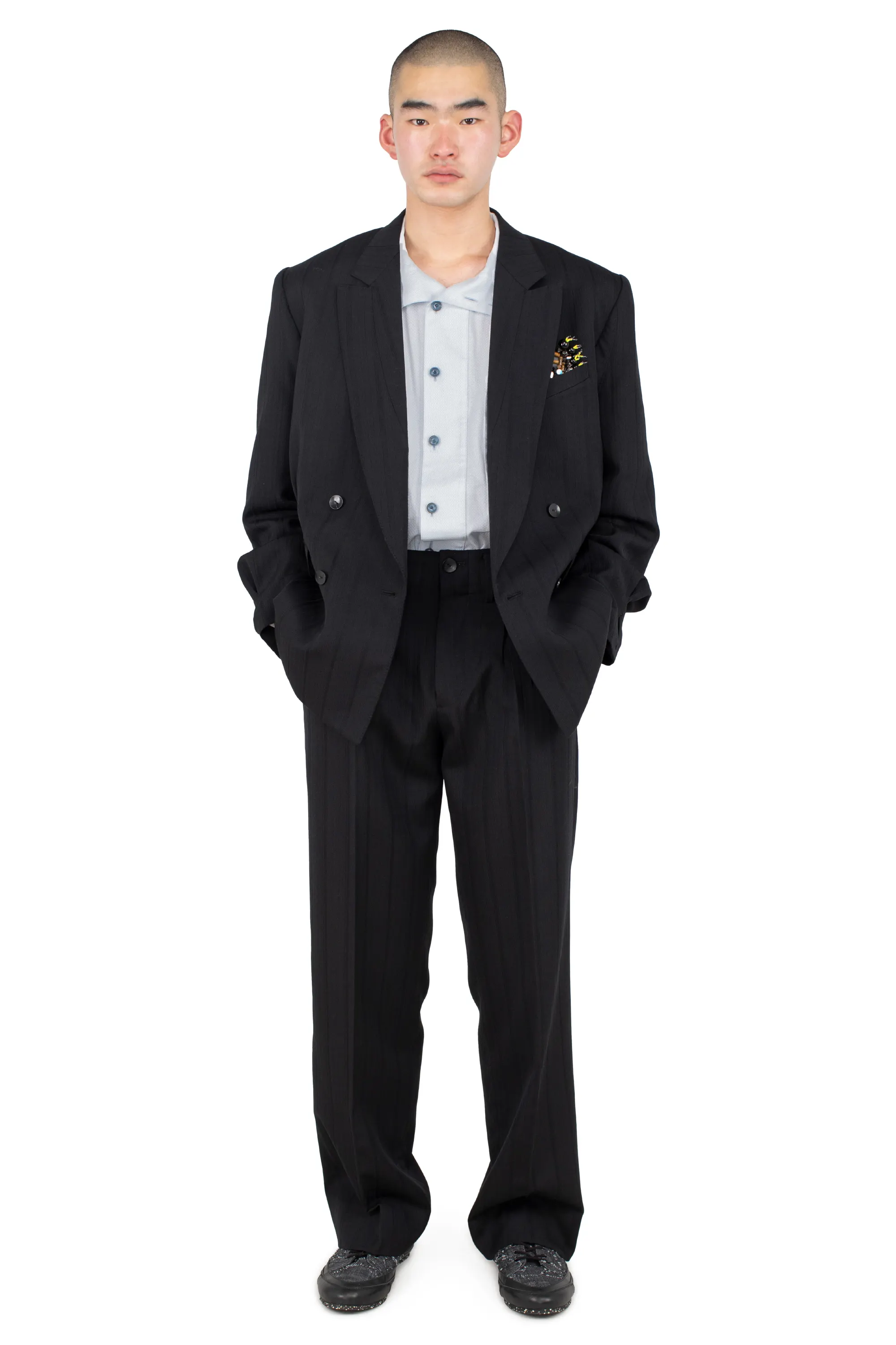 KIKO KOSTADINOV TARHOS TAILORED JACKET - MIDNIGHT BLACK