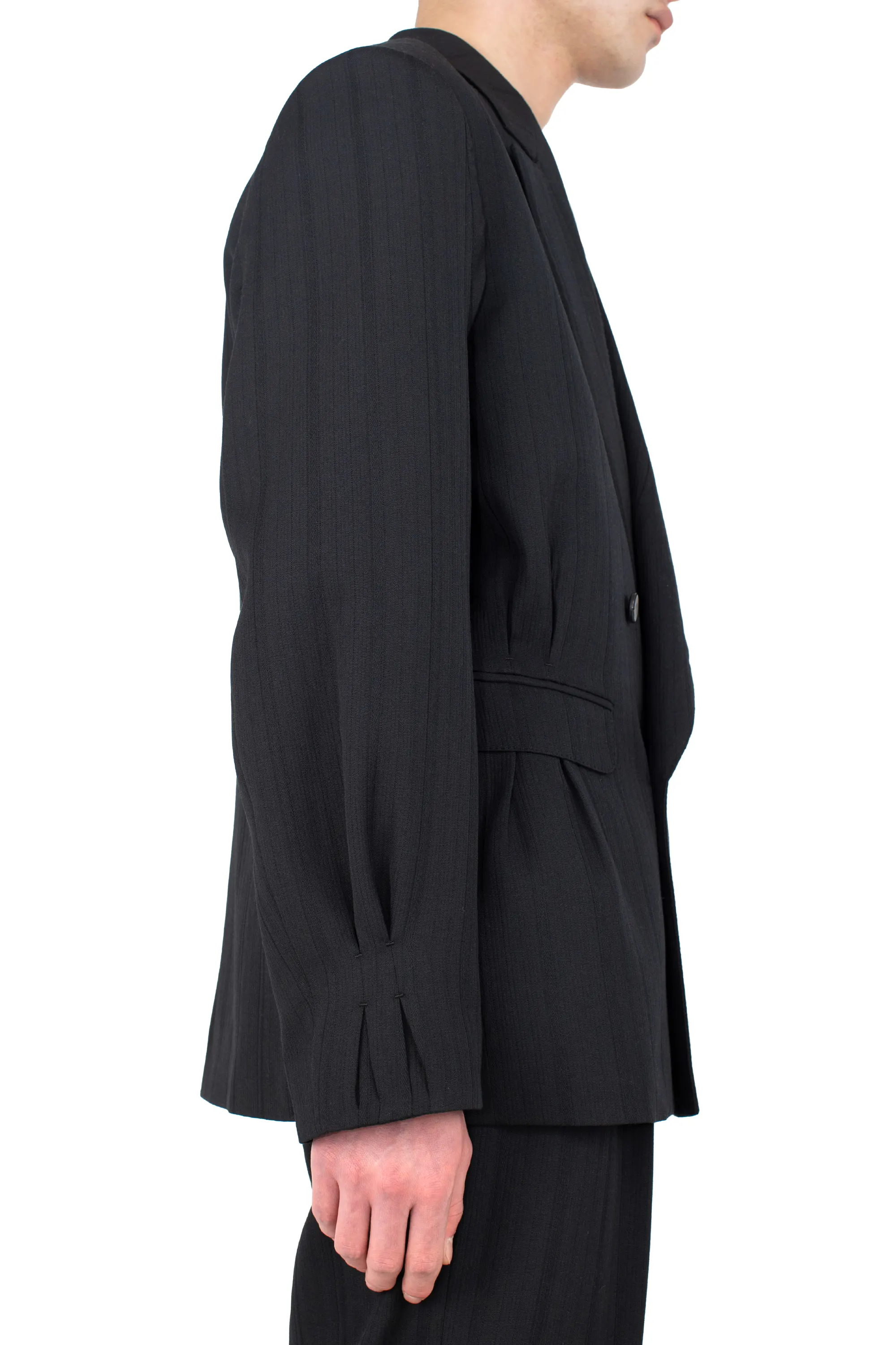 KIKO KOSTADINOV TARHOS TAILORED JACKET - MIDNIGHT BLACK