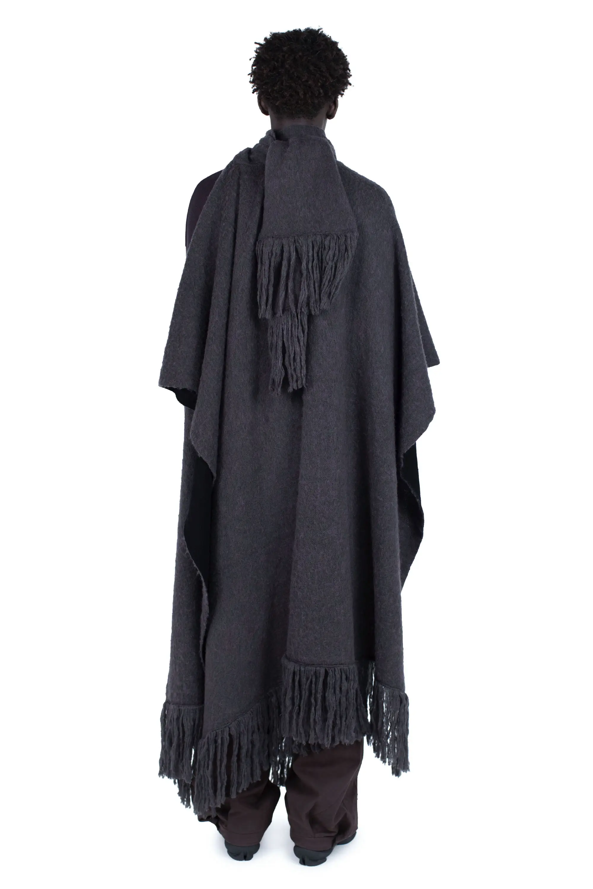 KIKO KOSTADINOV TARR THROW - BLACK/BROWN