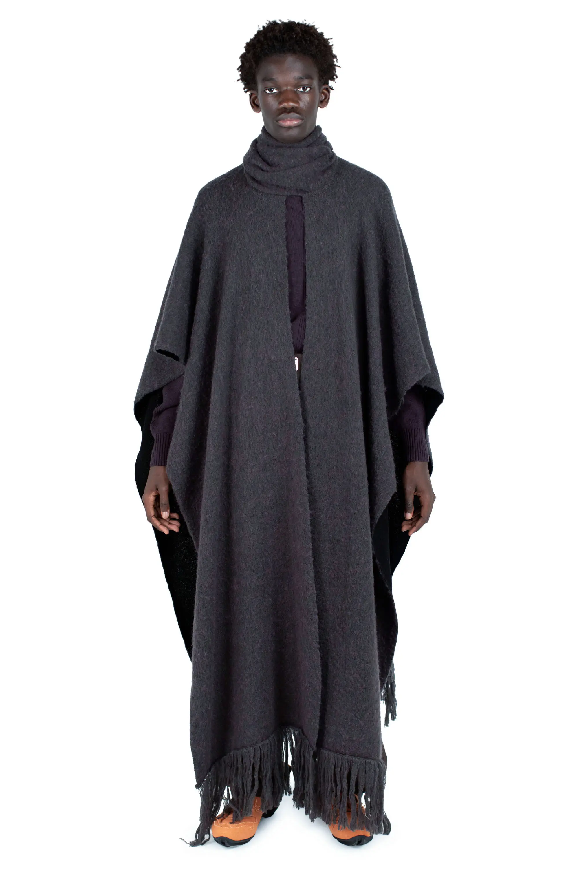 KIKO KOSTADINOV TARR THROW - BLACK/BROWN