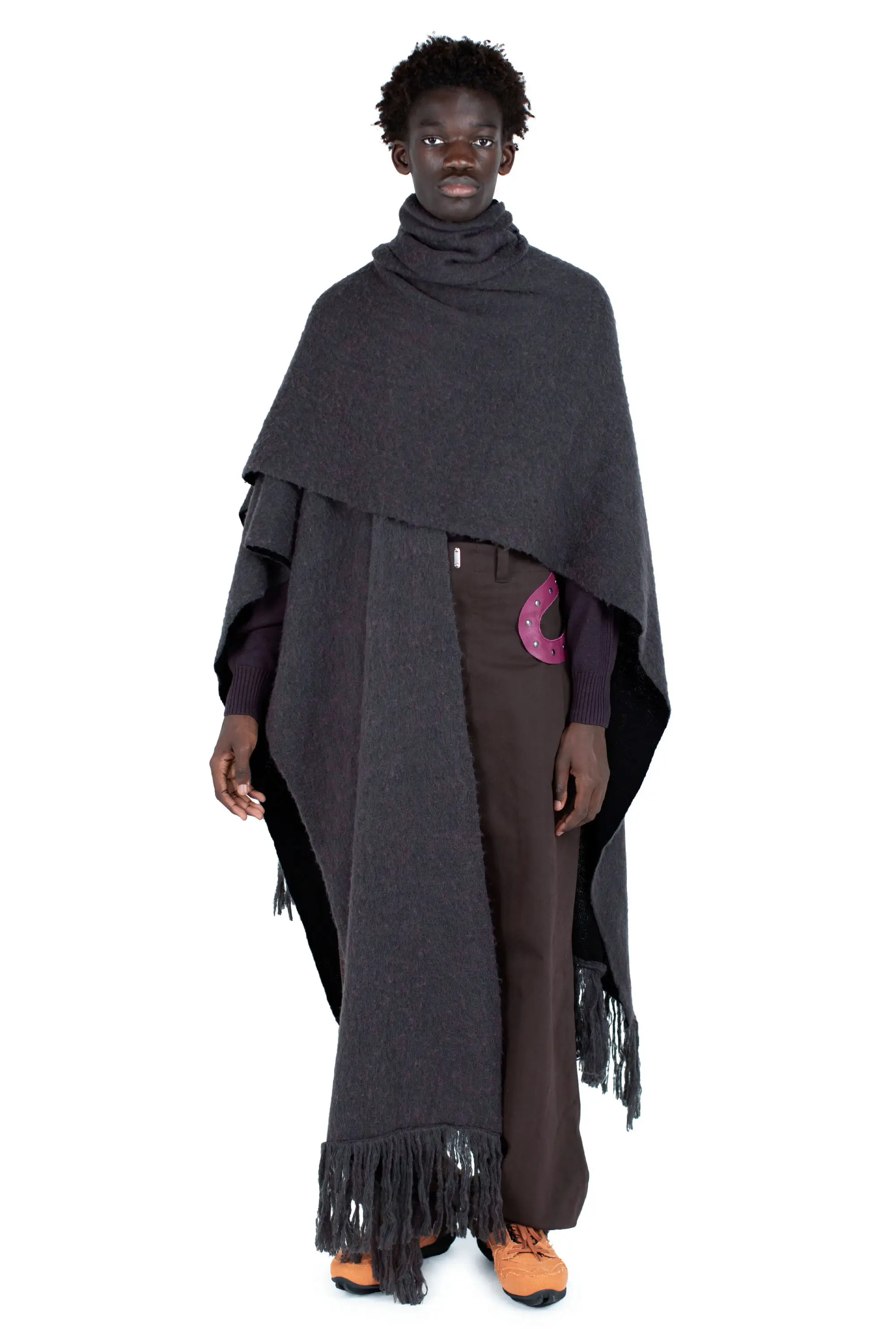 KIKO KOSTADINOV TARR THROW - BLACK/BROWN