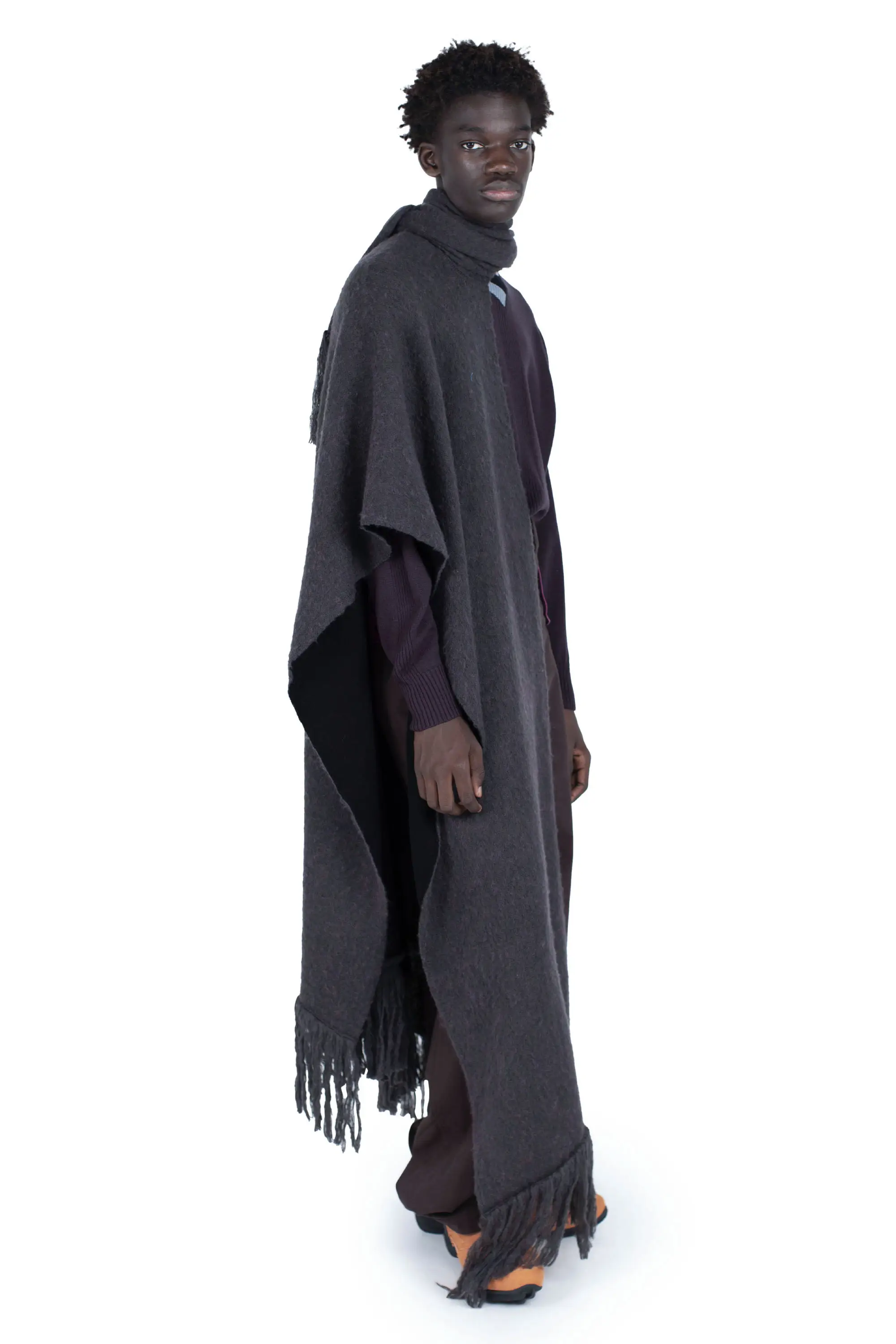 KIKO KOSTADINOV TARR THROW - BLACK/BROWN