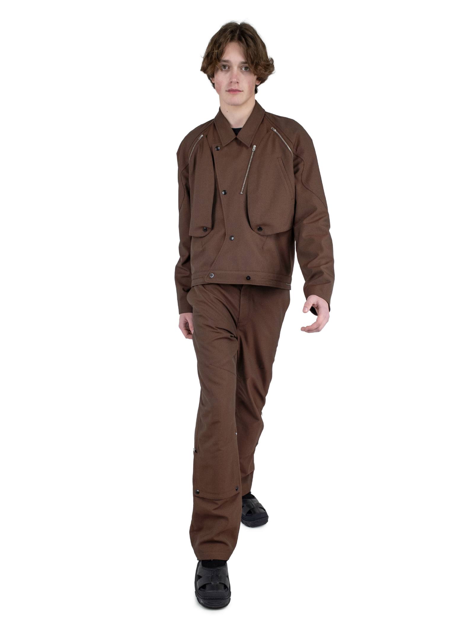 KIKO KOSTADINOV – TONINO UTILITY JACKET - BROWN SPARROW