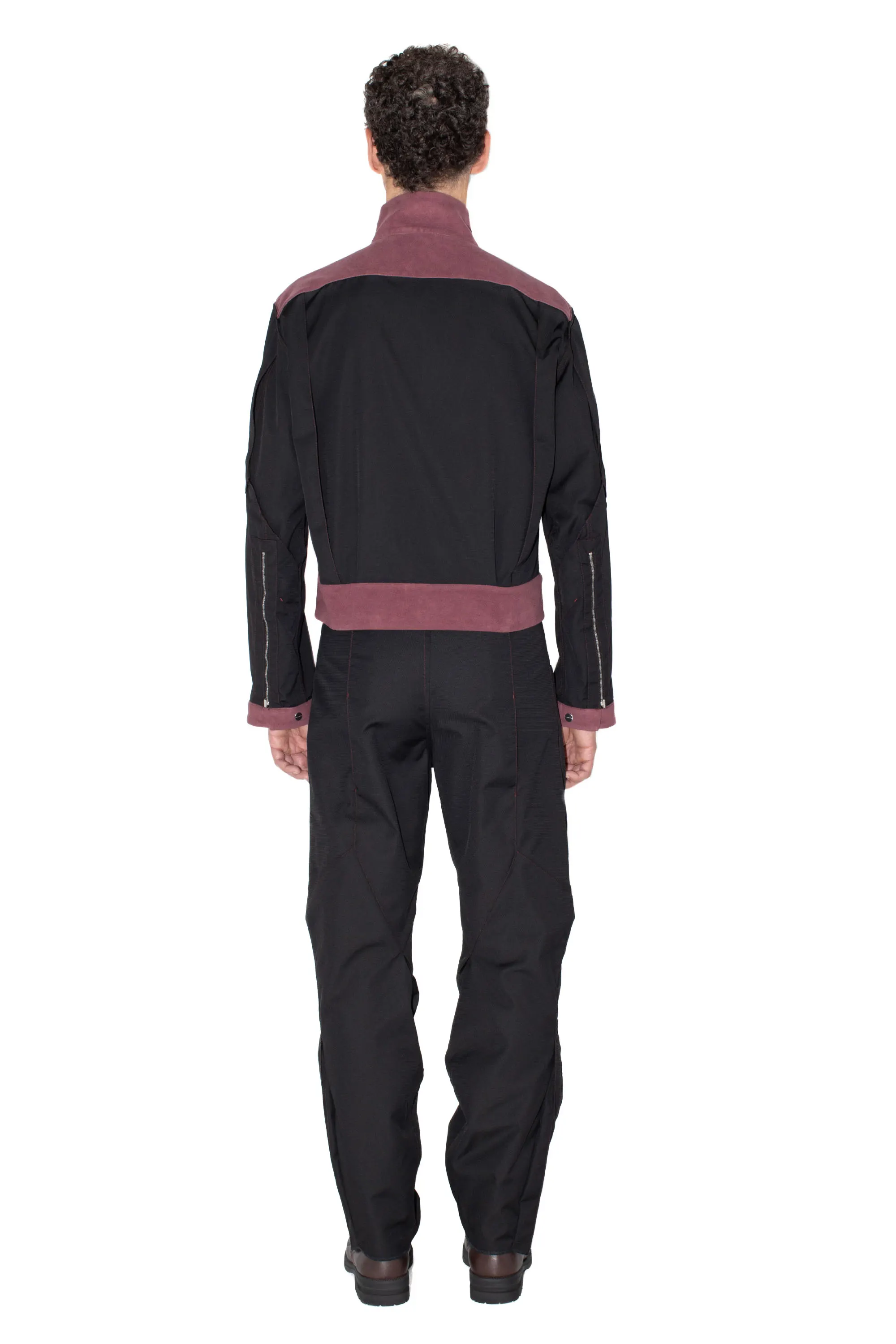 TRIPLE DART REVERSIBLE JACKET - BLACK / DRY ROSE – KIKO KOSTADINOV