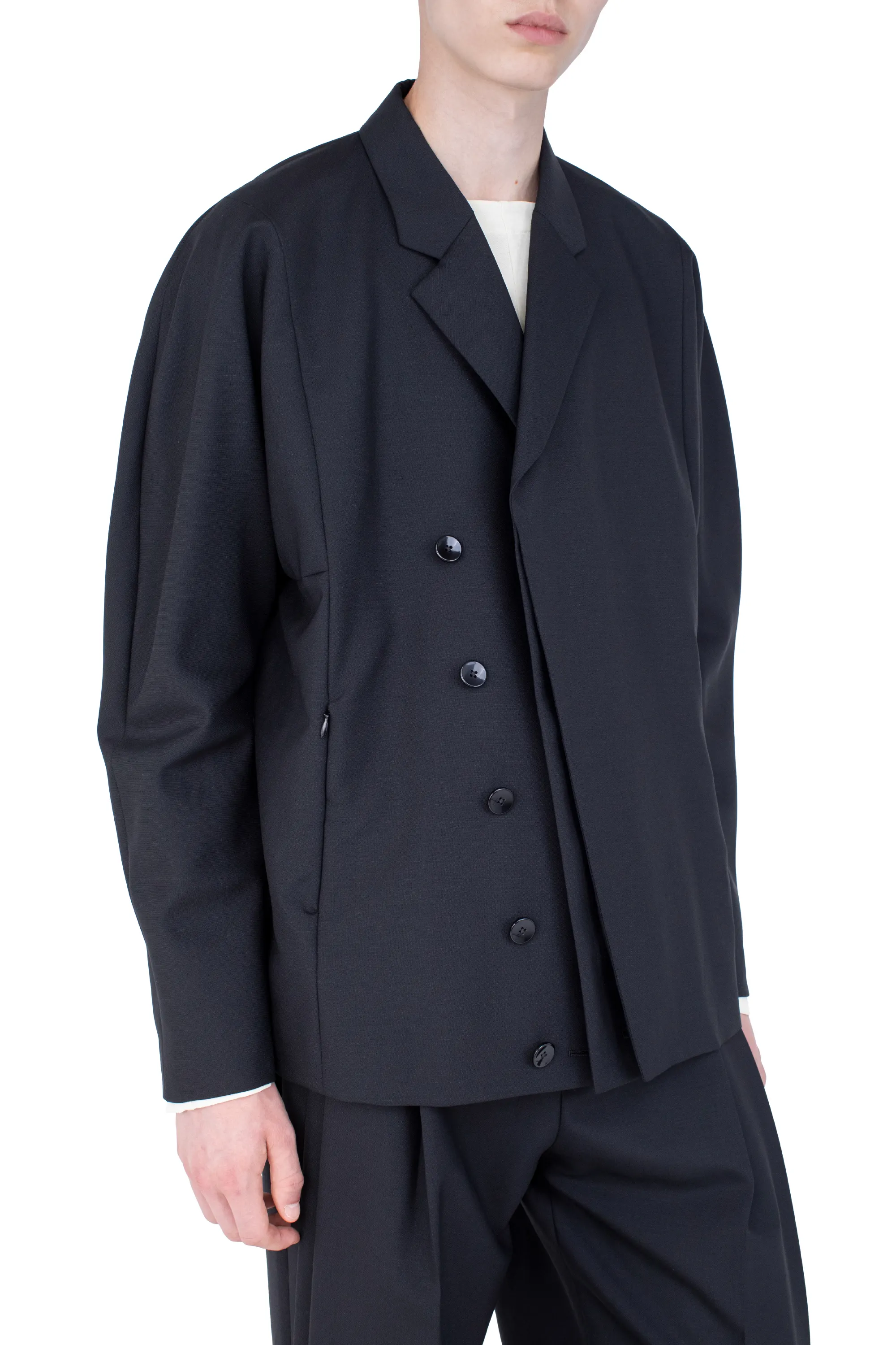 KIKO KOSTADINOV VAALS TAILORED BLAZER - SPACE BLACK