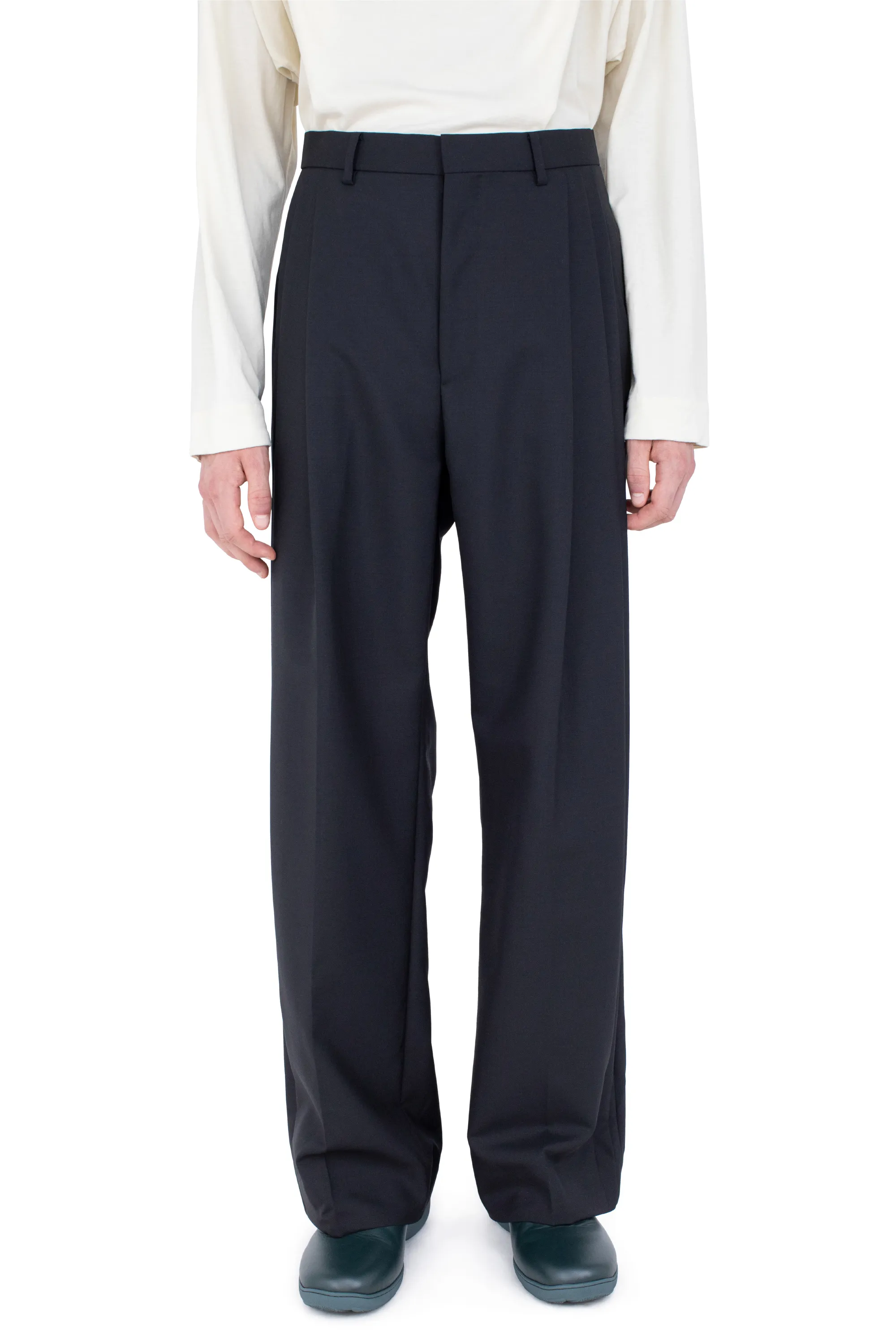 KIKO KOSTADINOV VAALS TAILORED TROUSERS - SPACE BLACK