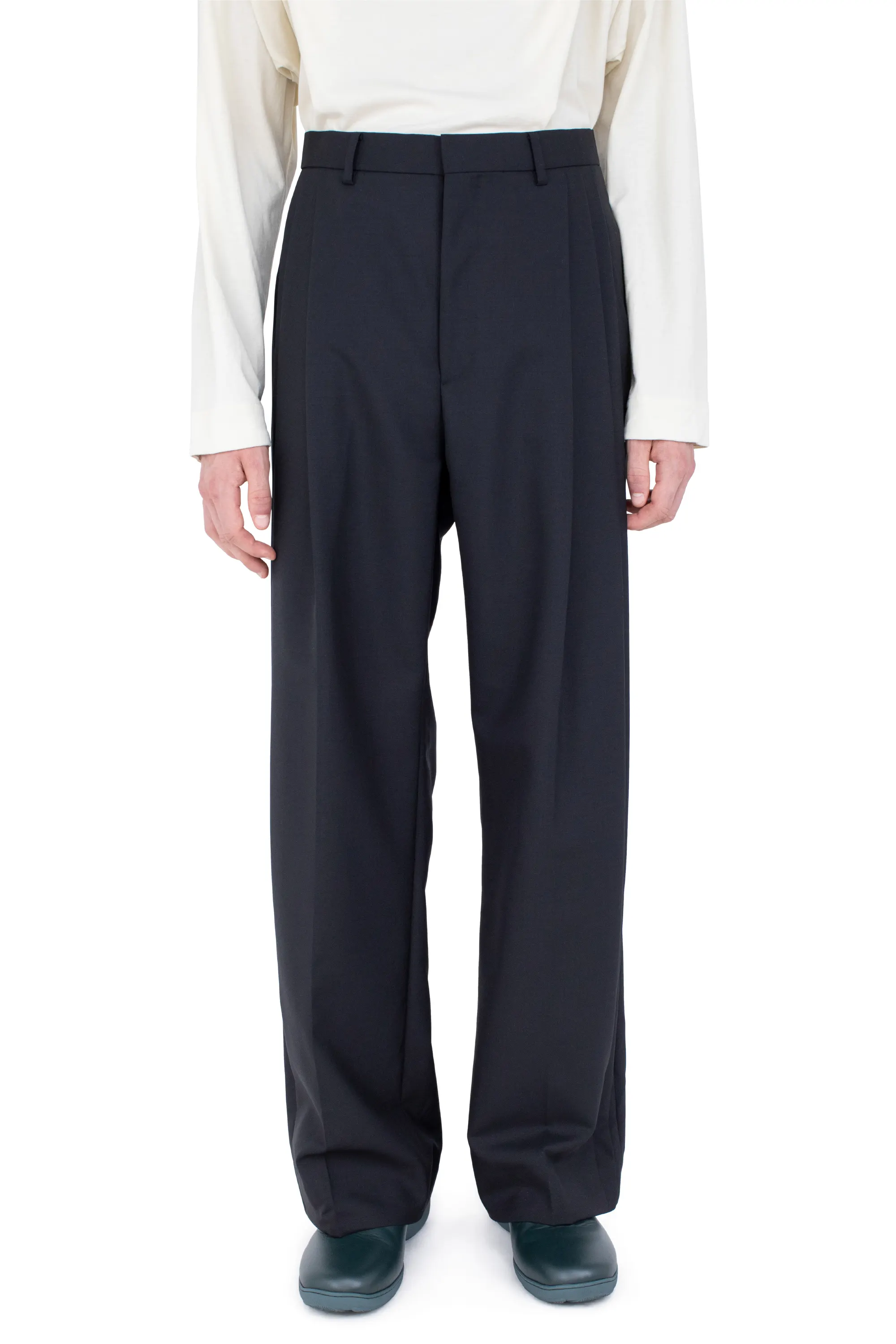 KIKO KOSTADINOV VAALS TAILORED TROUSERS - SPACE BLACK