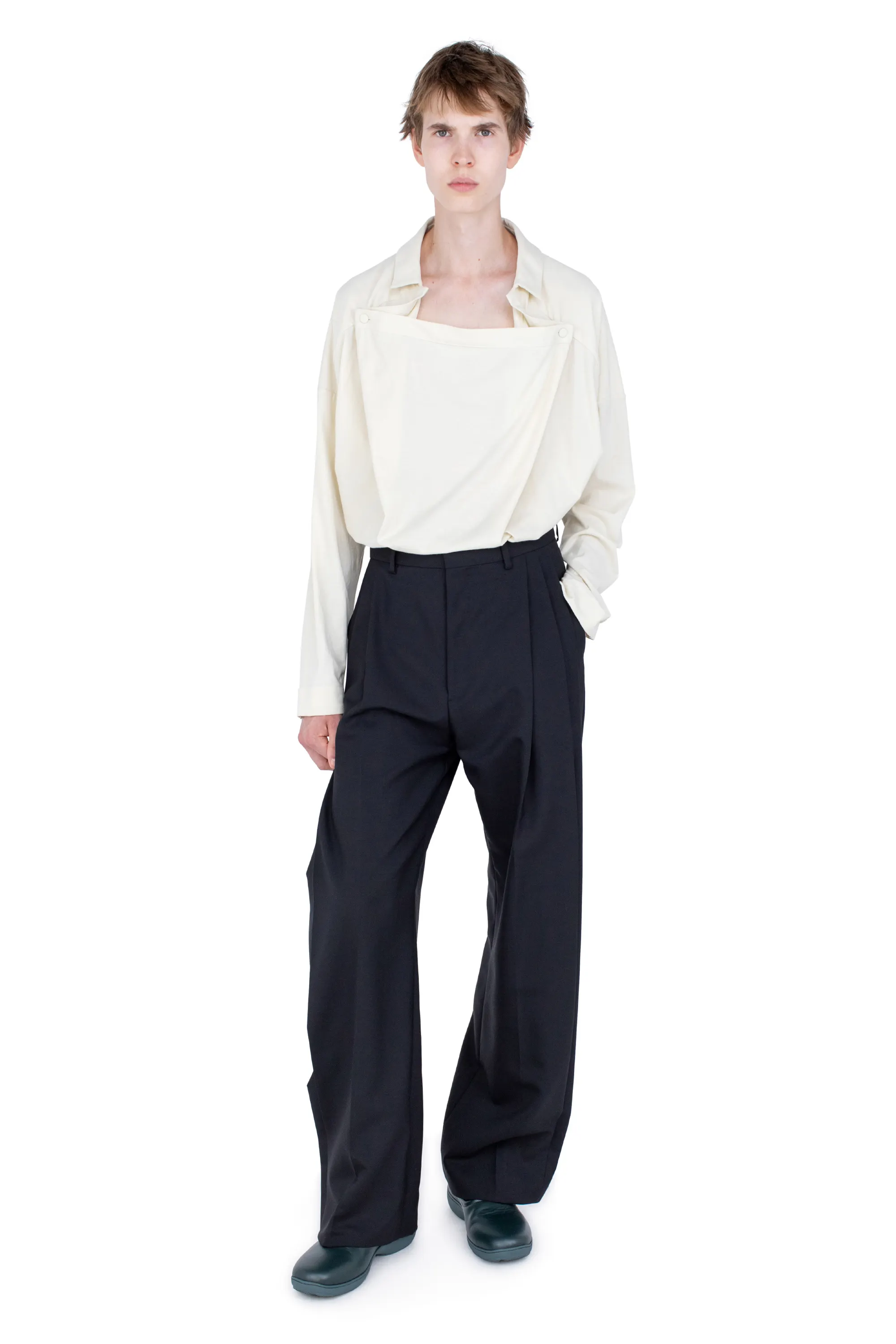 KIKO KOSTADINOV VAALS TAILORED TROUSERS - SPACE BLACK