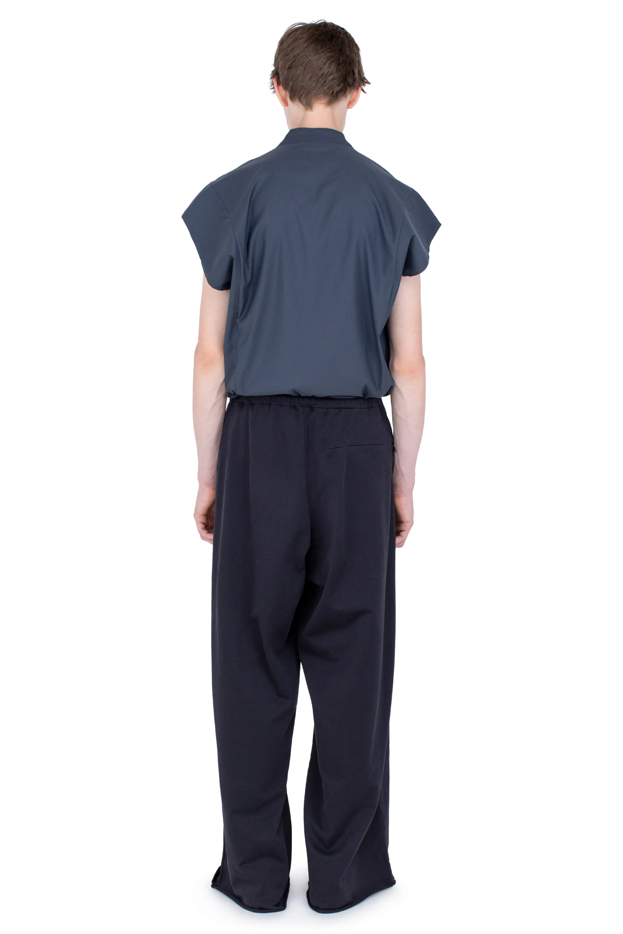 KIKO KOSTADINOV VELEKA WIDE TROUSERS - CHARCOAL