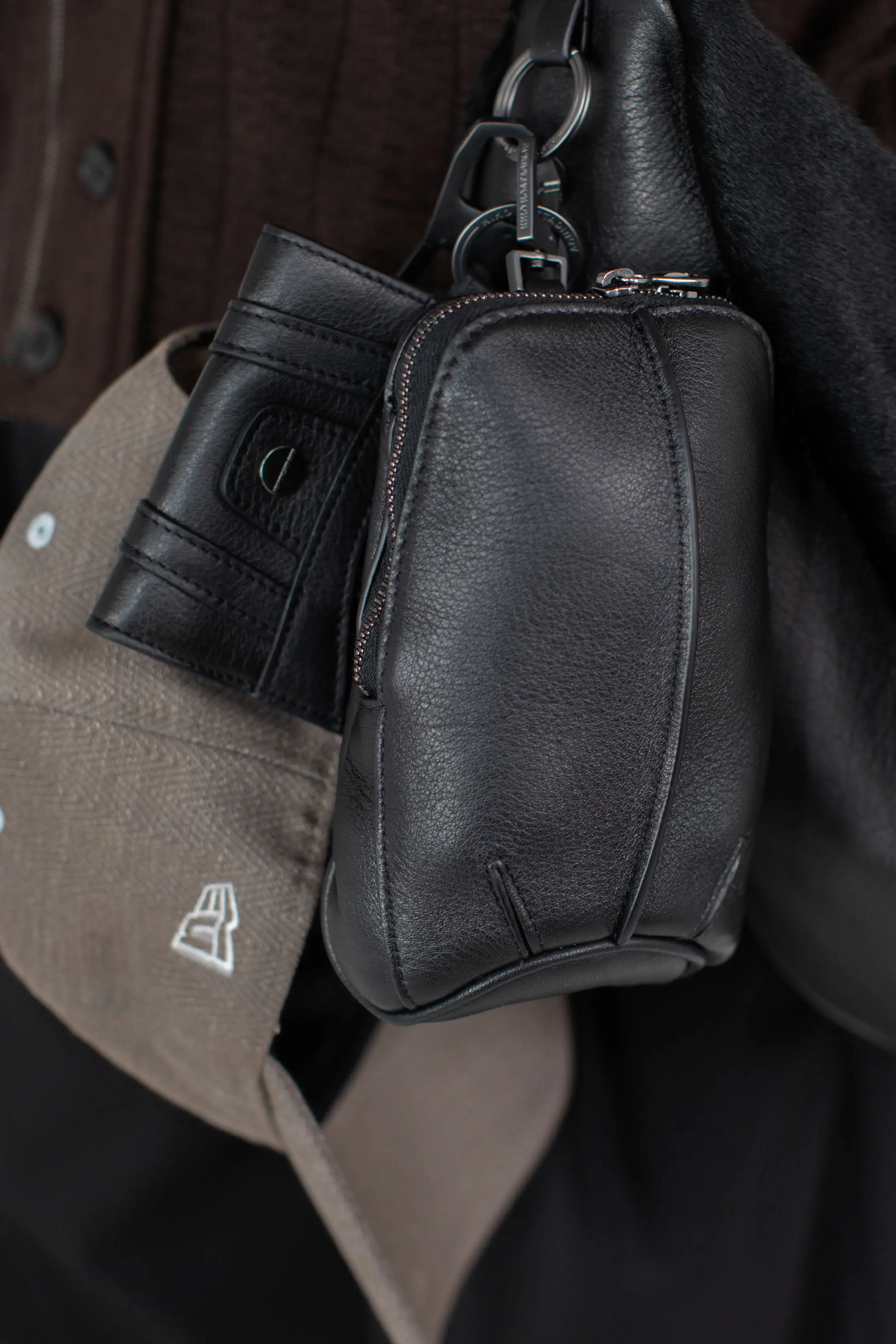 KIKO KOSTADINOV VIG POUCH - BLACK OBSIDIAN