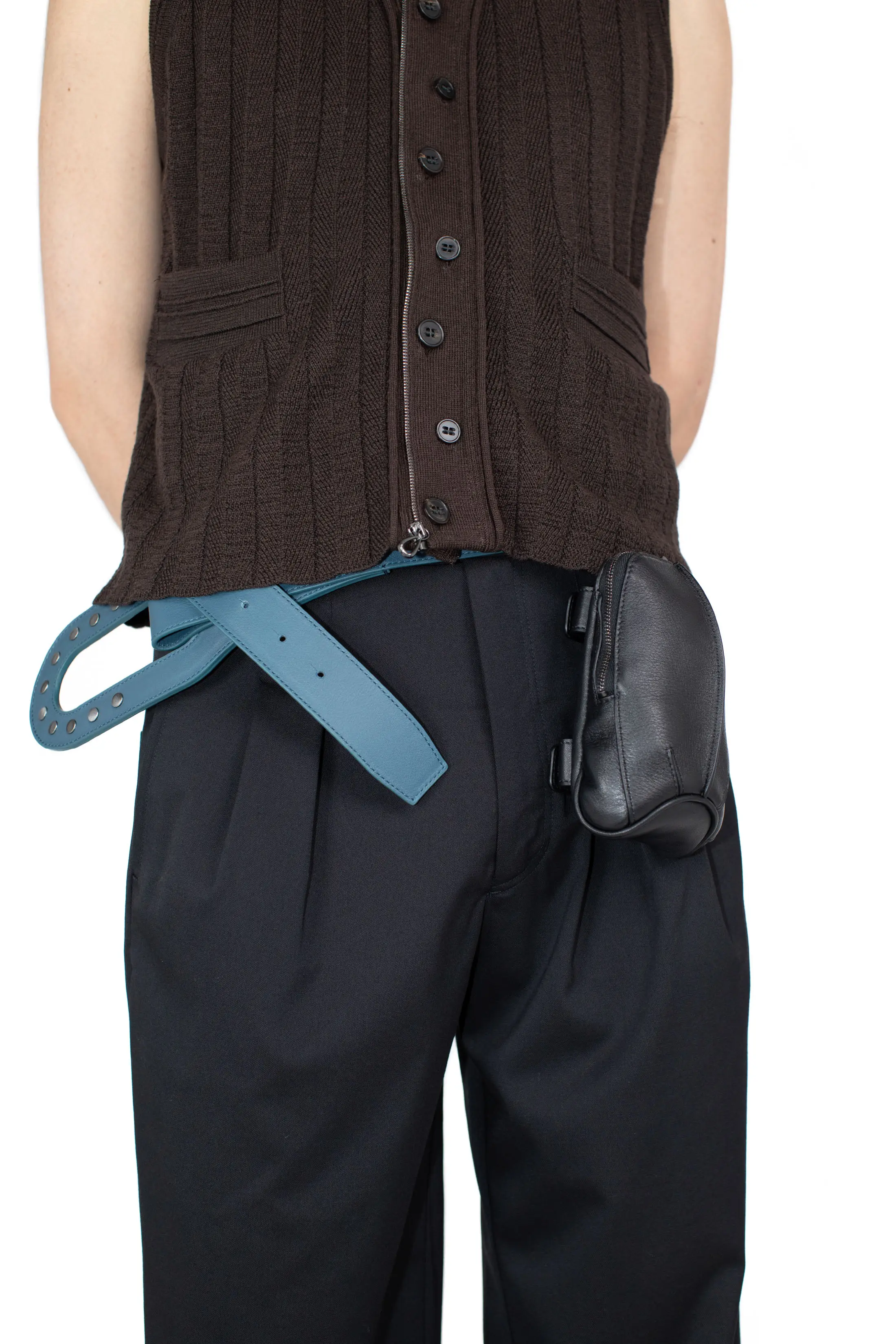 KIKO KOSTADINOV VIG POUCH - BLACK OBSIDIAN