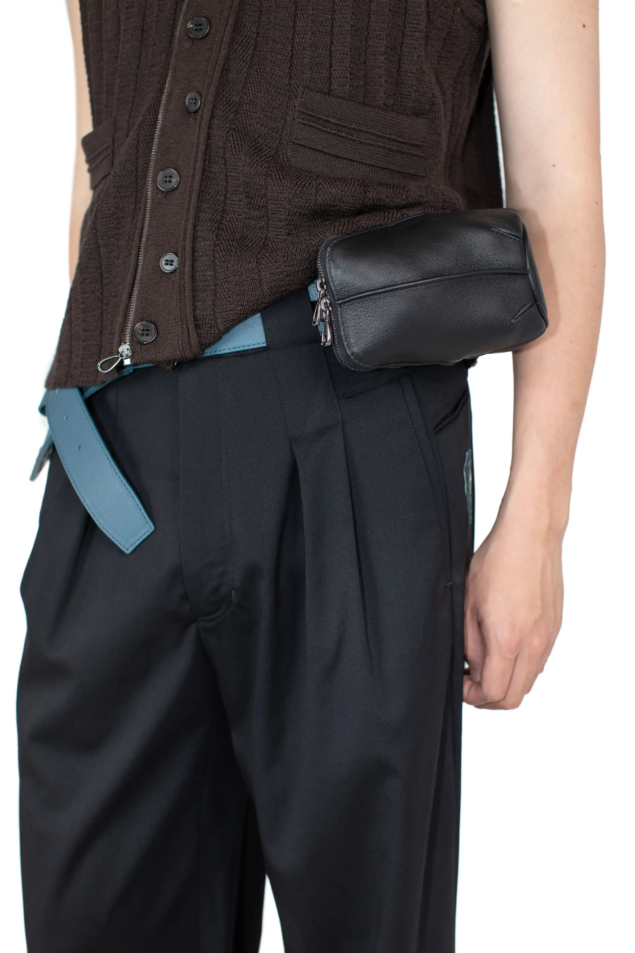 KIKO KOSTADINOV VIG POUCH - BLACK OBSIDIAN