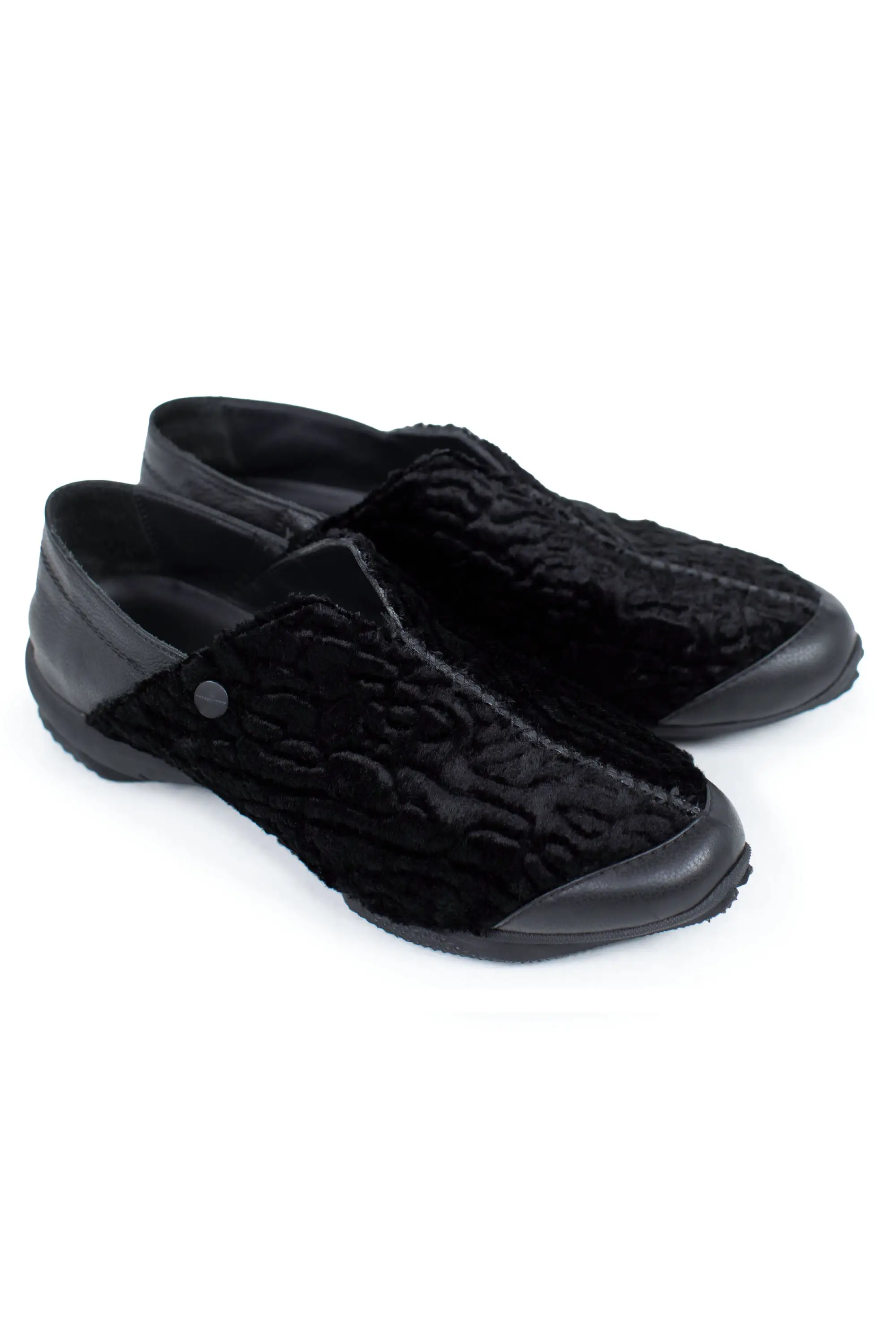 KIKO KOSTADINOV VIG SLIP-ON SHOES - INK BLACK