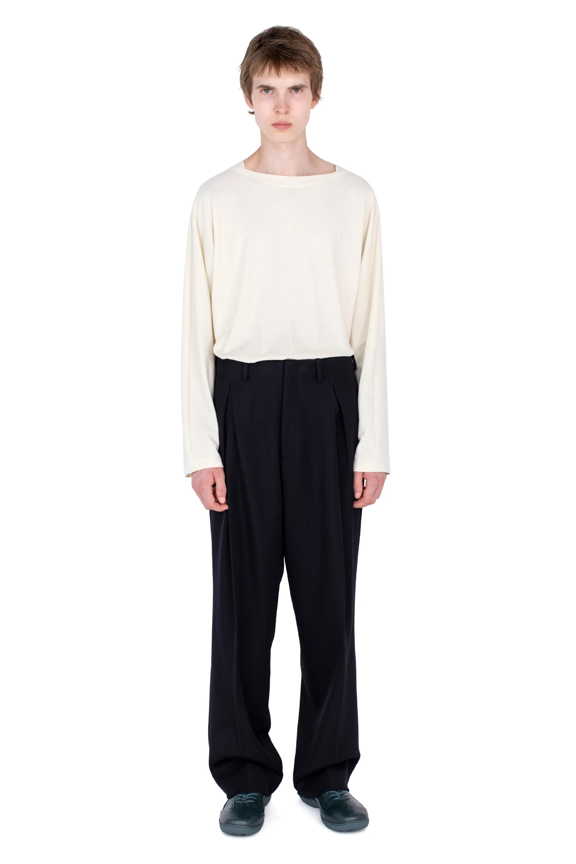 KIKO KOSTADINOV VOTIVE TROUSERS - JET BLACK