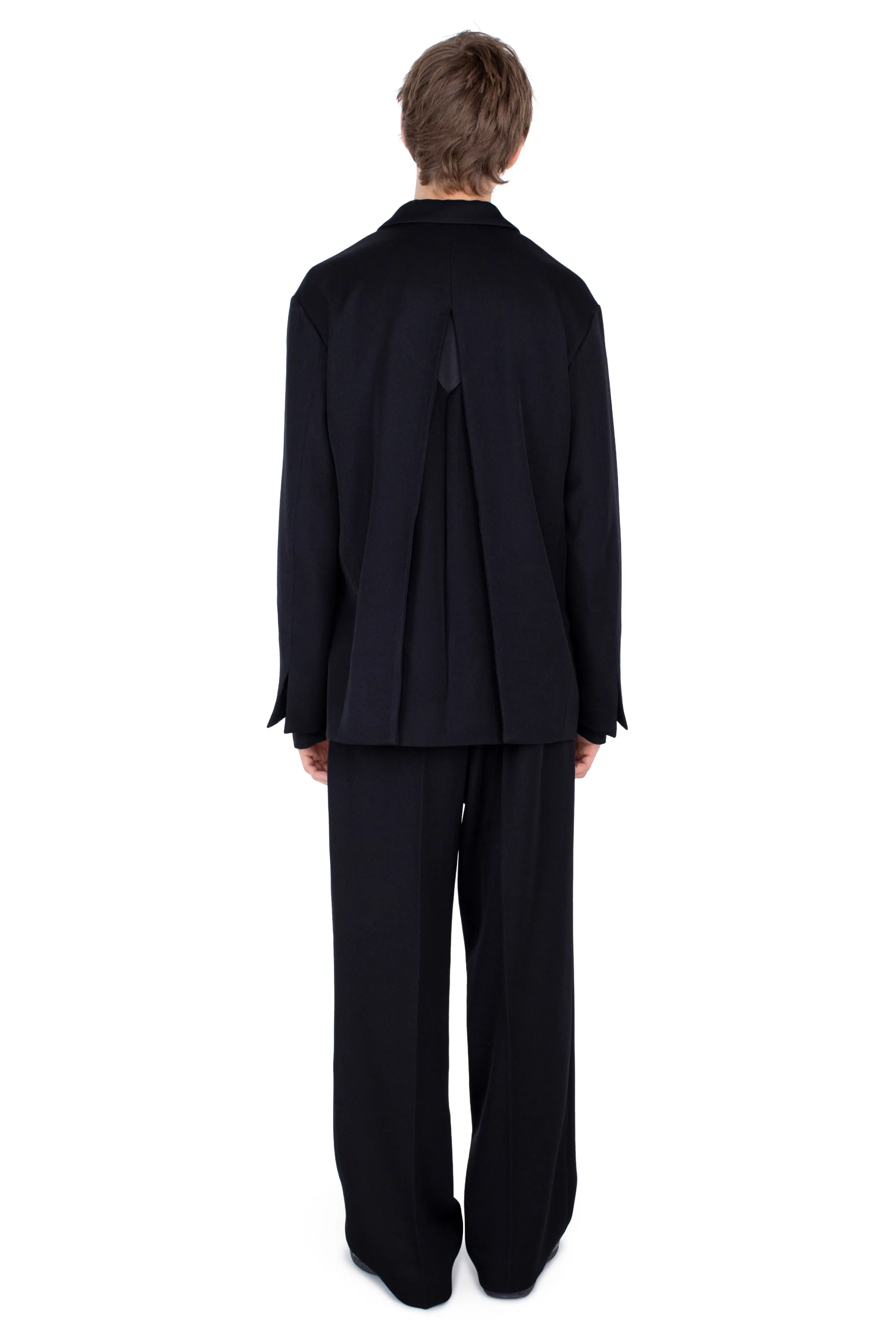 KIKO KOSTADINOV VOTIVE ZIP BLAZER - JET BLACK