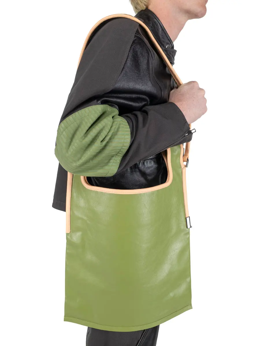 KIKO KOSTADINOV WILLEBEEK BAG TURTLE GREEN/BEACH SAND