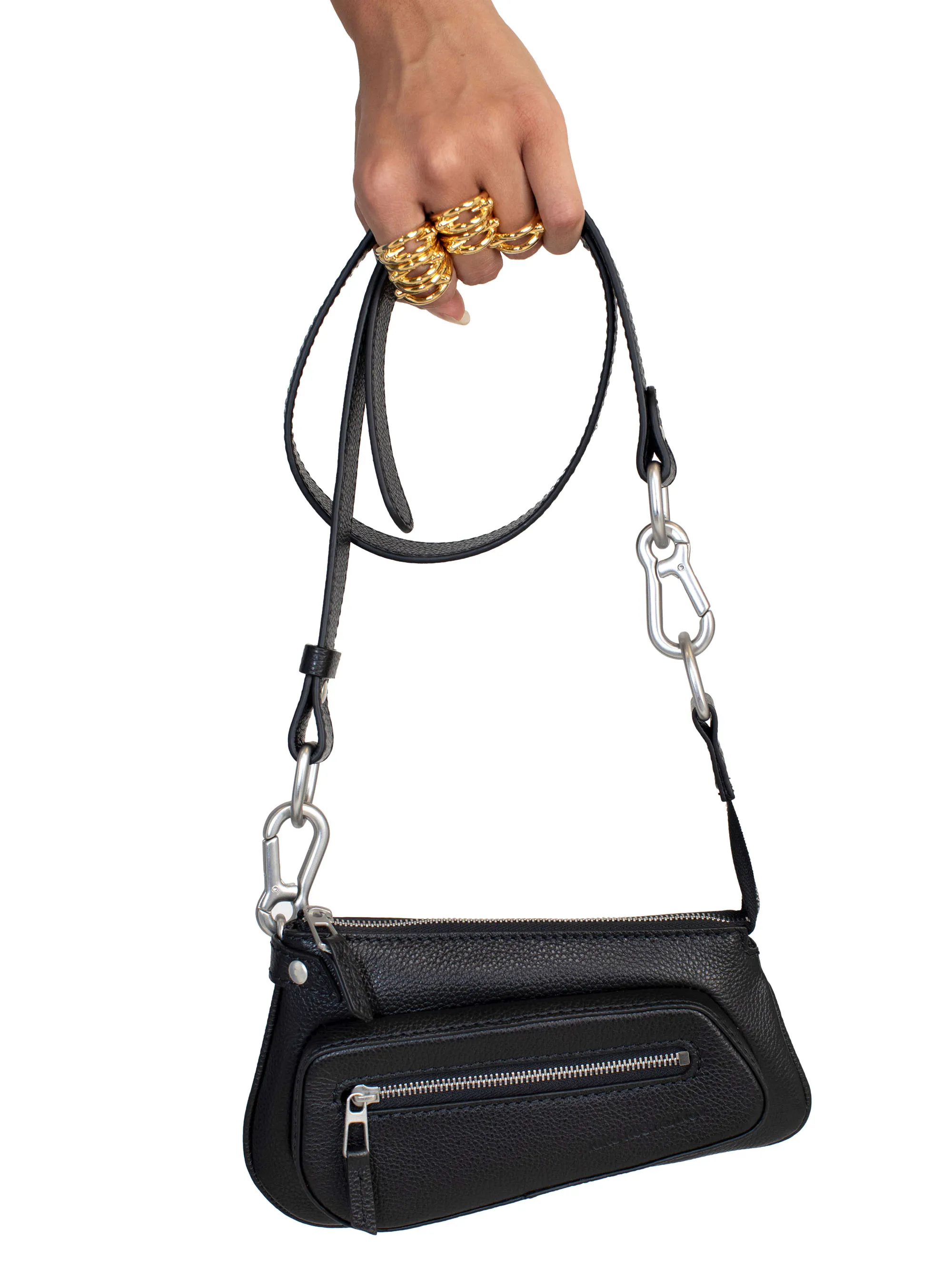 ハンドバッグ kiko AMLEN POCHETTE - GALAXY BLACK – KIKO KOSTADINOV