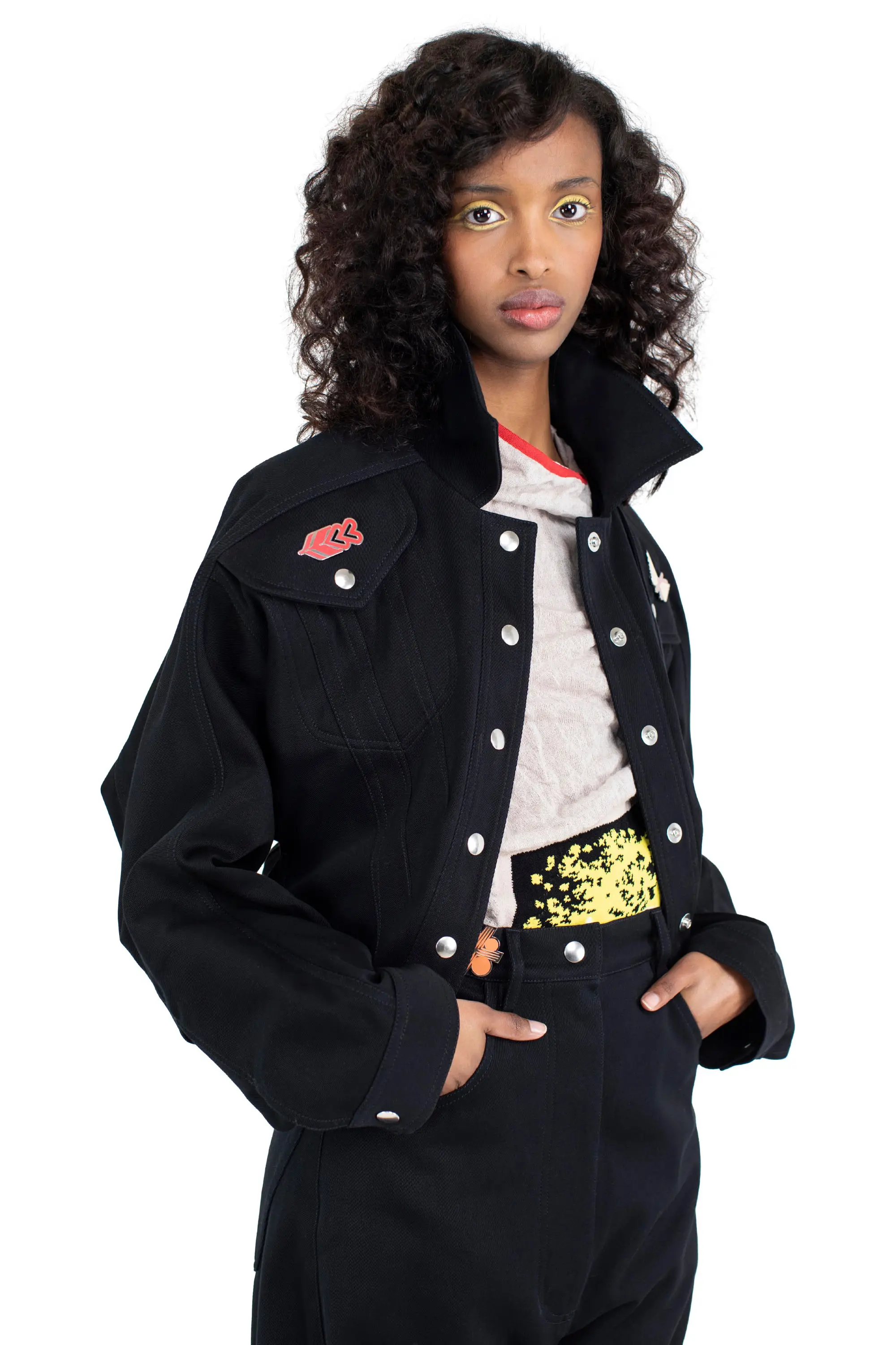 KIKO KOSTADINOV APOLLINAIRE JACKET - RAVEN BLACK