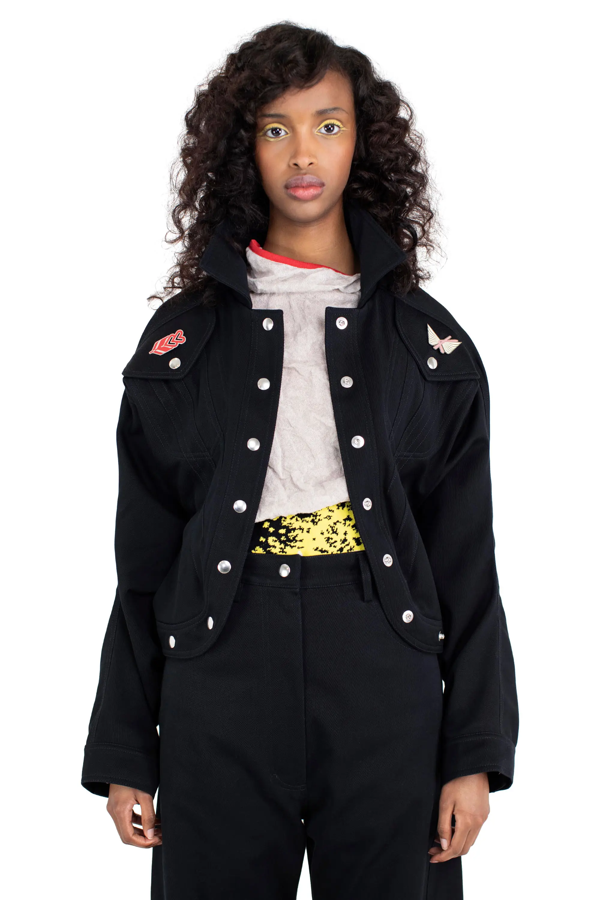 KIKO KOSTADINOV APOLLINAIRE JACKET - RAVEN BLACK