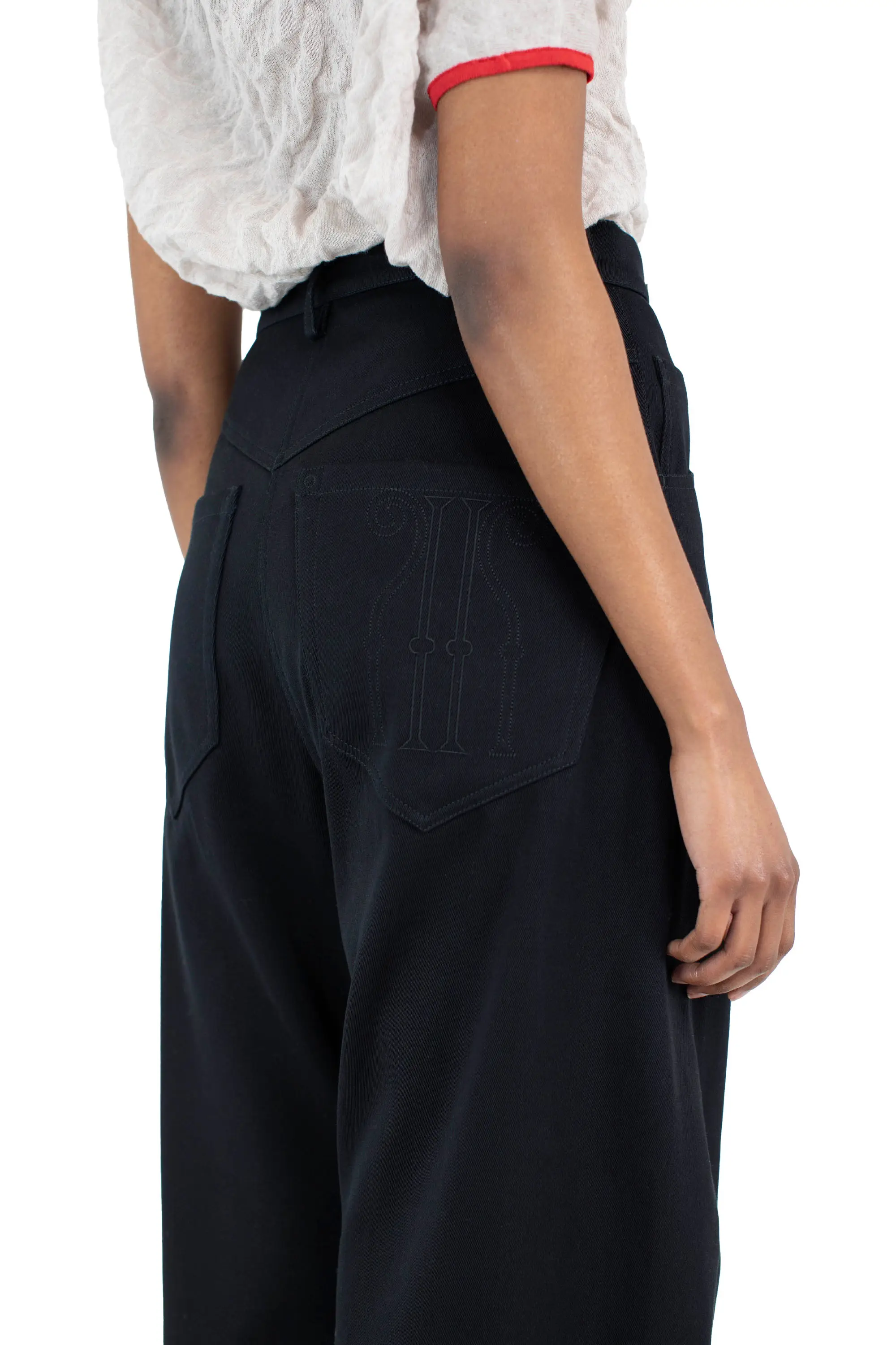 KIKO KOSTADINOV APOLLINAIRE TROUSER - RAVEN BLACK