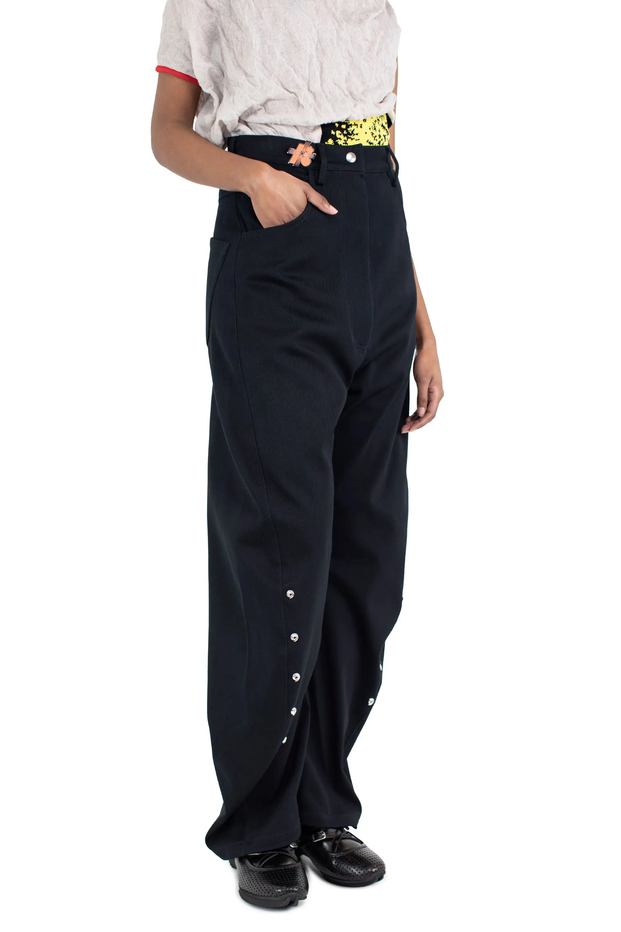 KIKO KOSTADINOV APOLLINAIRE TROUSER - RAVEN BLACK
