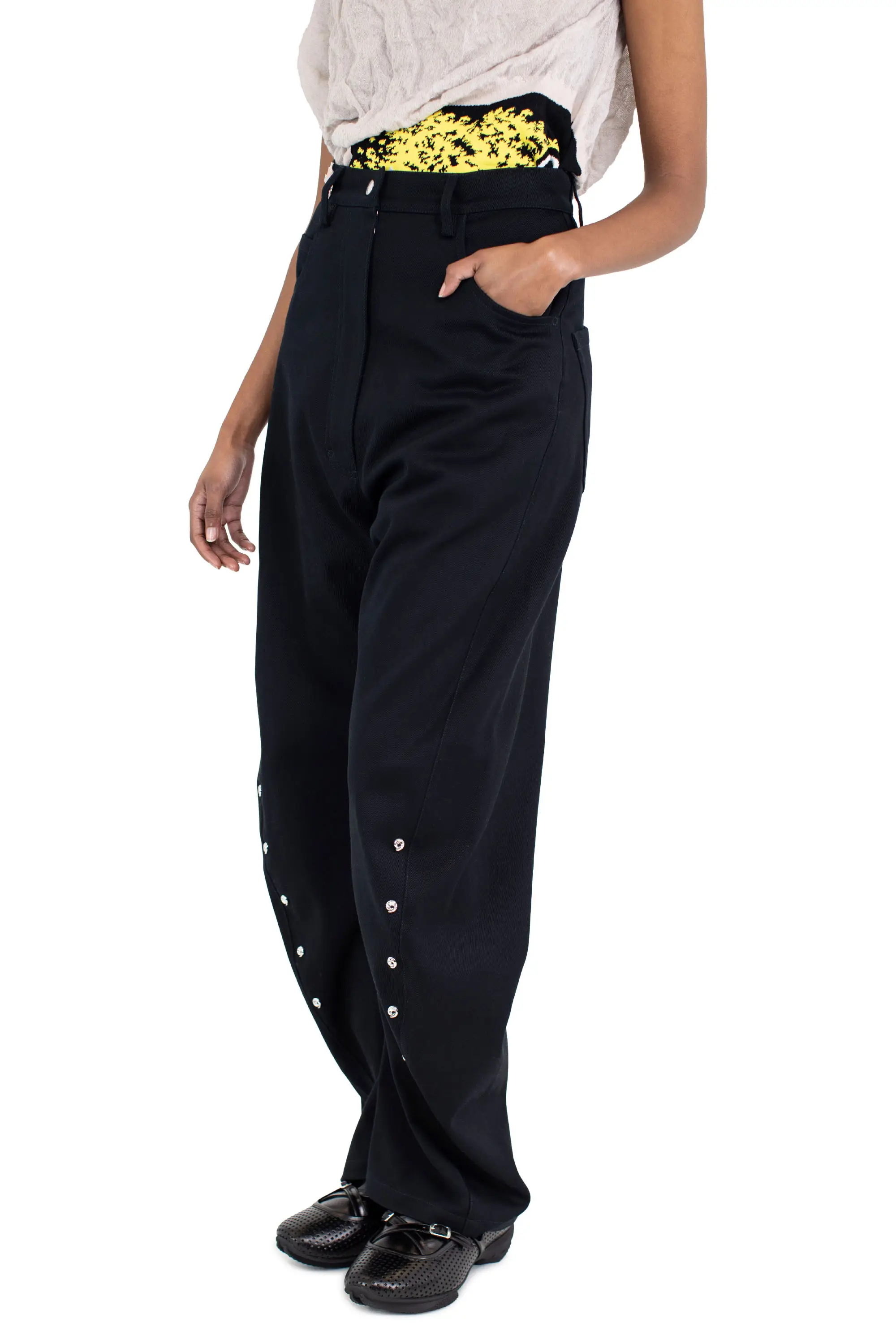 KIKO KOSTADINOV APOLLINAIRE TROUSER - RAVEN BLACK