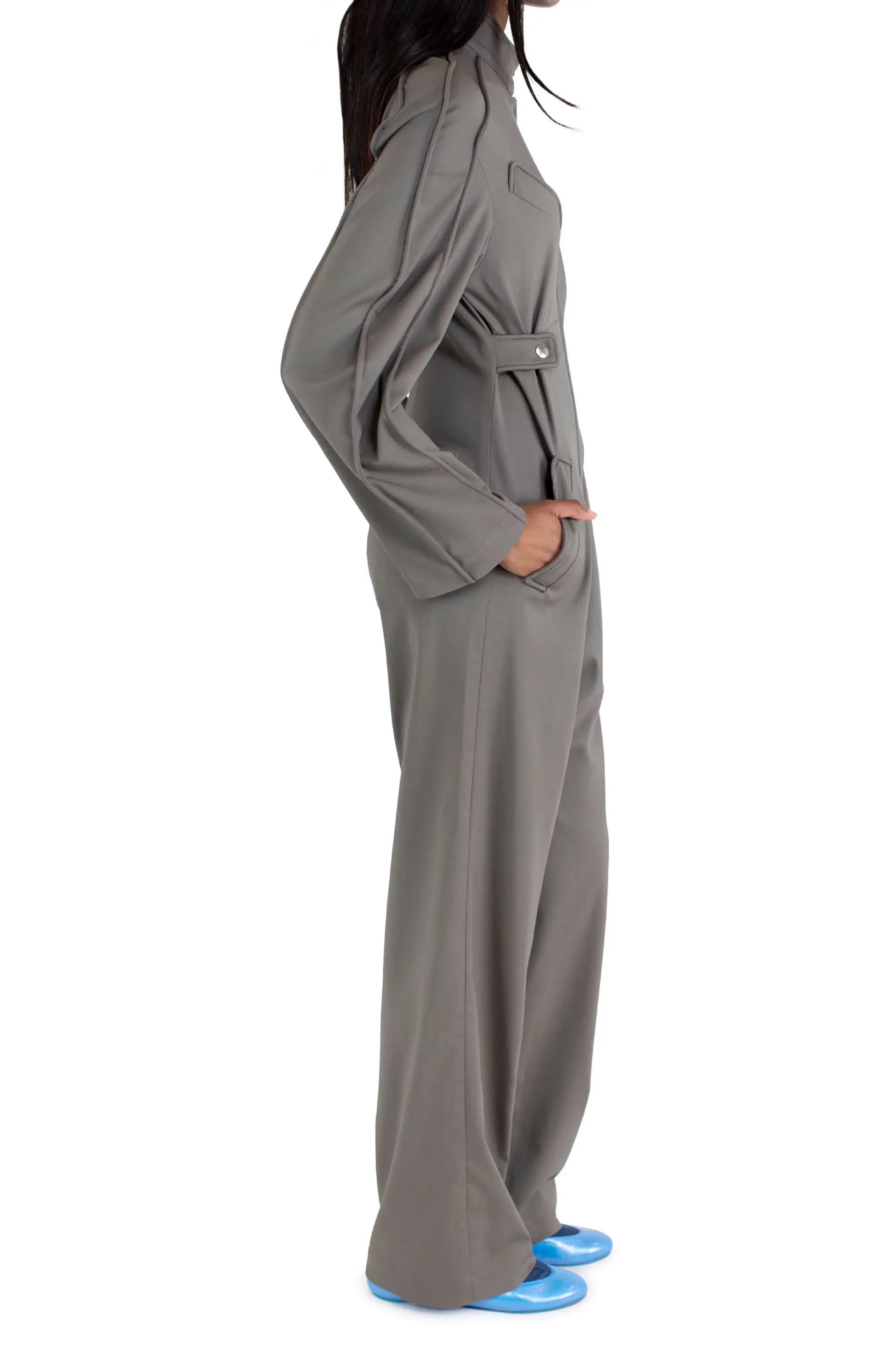 KIKO KOSTADINOV AVIA JUMPSUIT - SLATE GREY