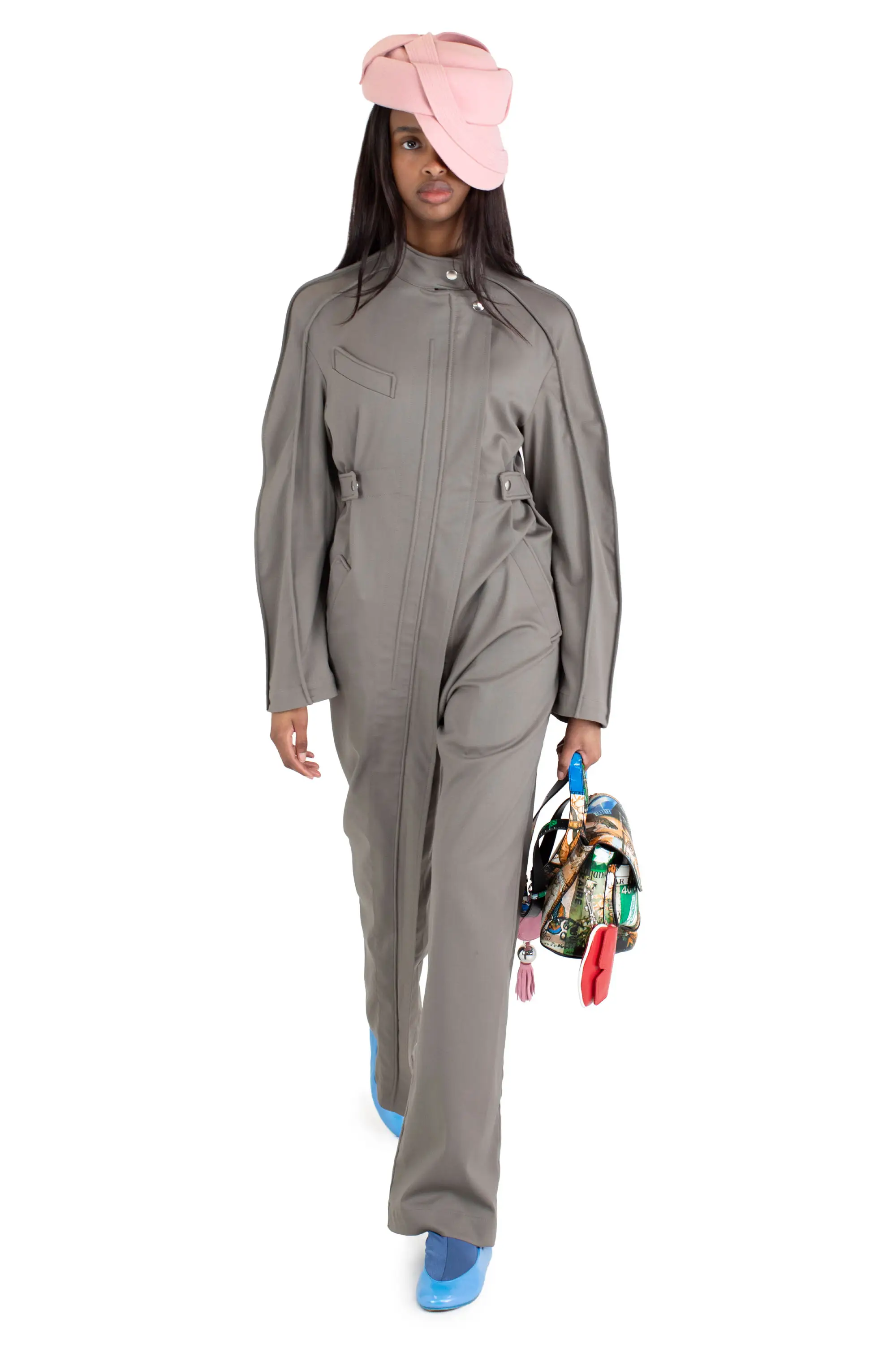 KIKO KOSTADINOV AVIA JUMPSUIT - SLATE GREY