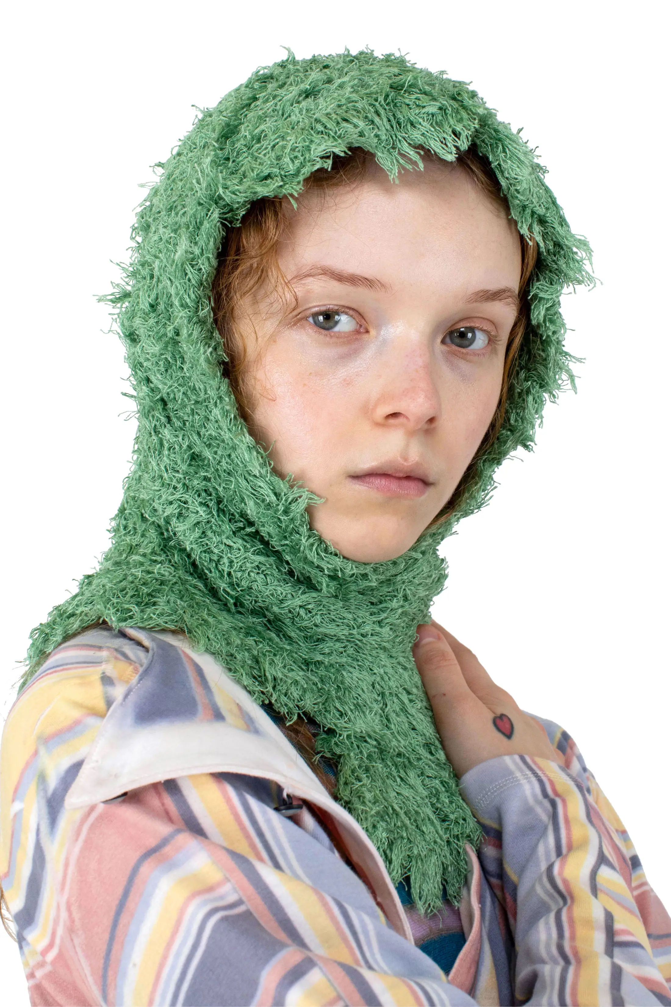 KIKO KOSTADINOV CARLA KNITTED HEADDRESS - JADE