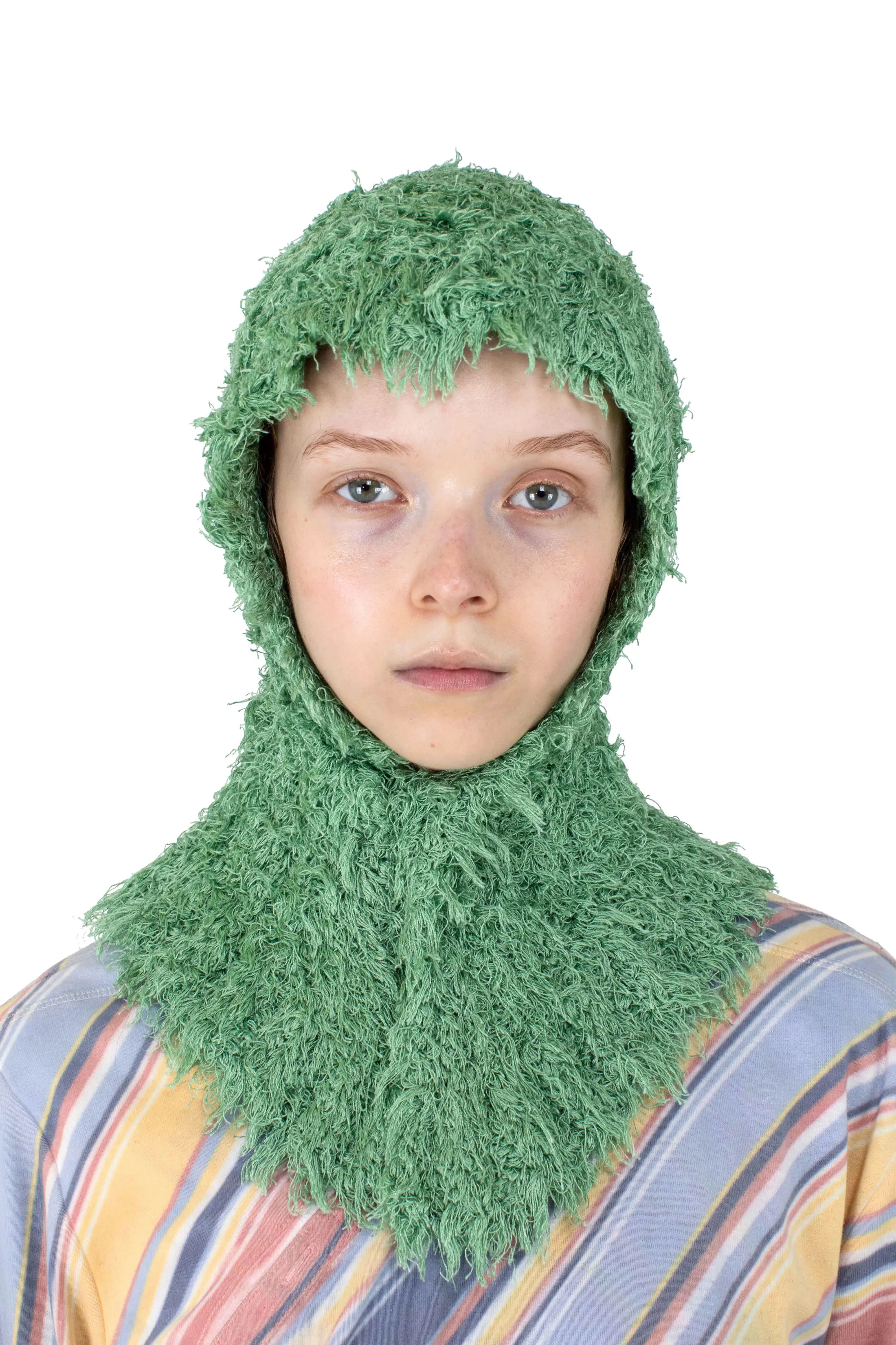 KIKO KOSTADINOV CARLA KNITTED HEADDRESS - JADE