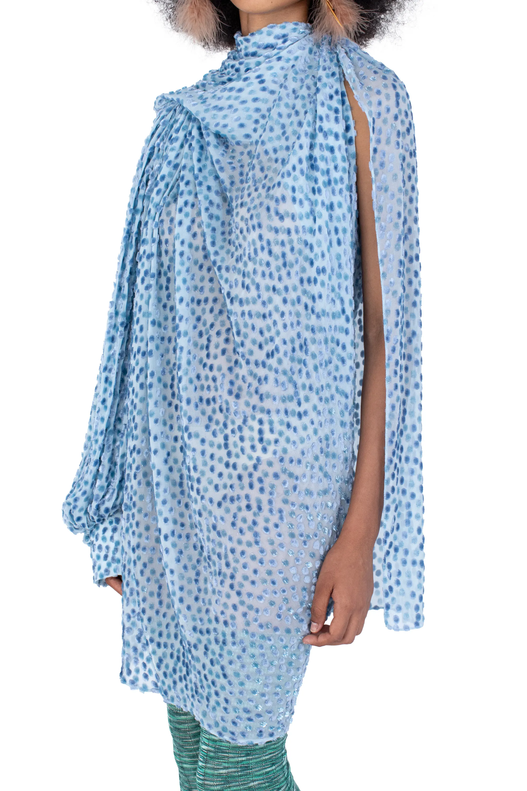 KIKO KOSTADINOV CASPIAN DRESS - POWDER BLUE
