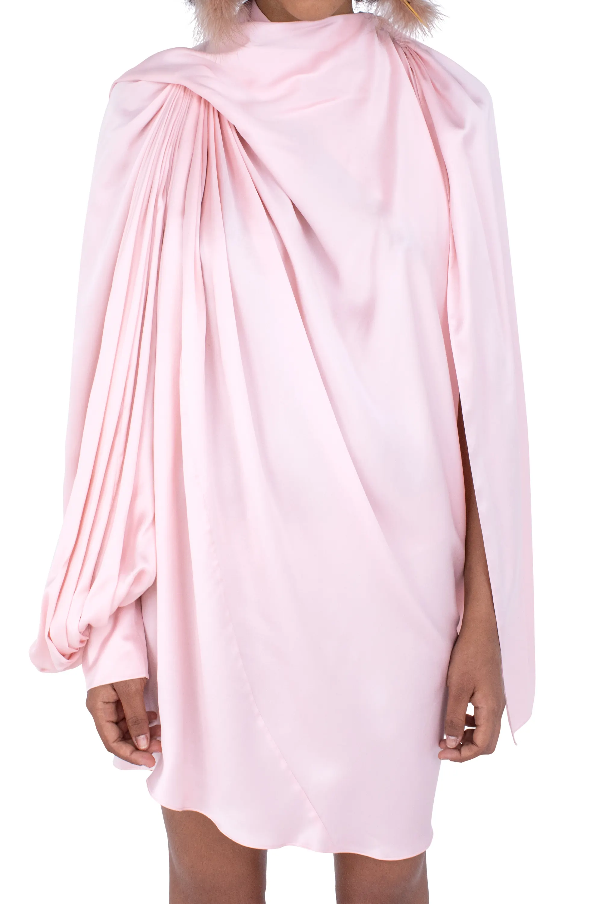 KIKO KOSTADINOV CASPIAN DRESS - PRISM PINK