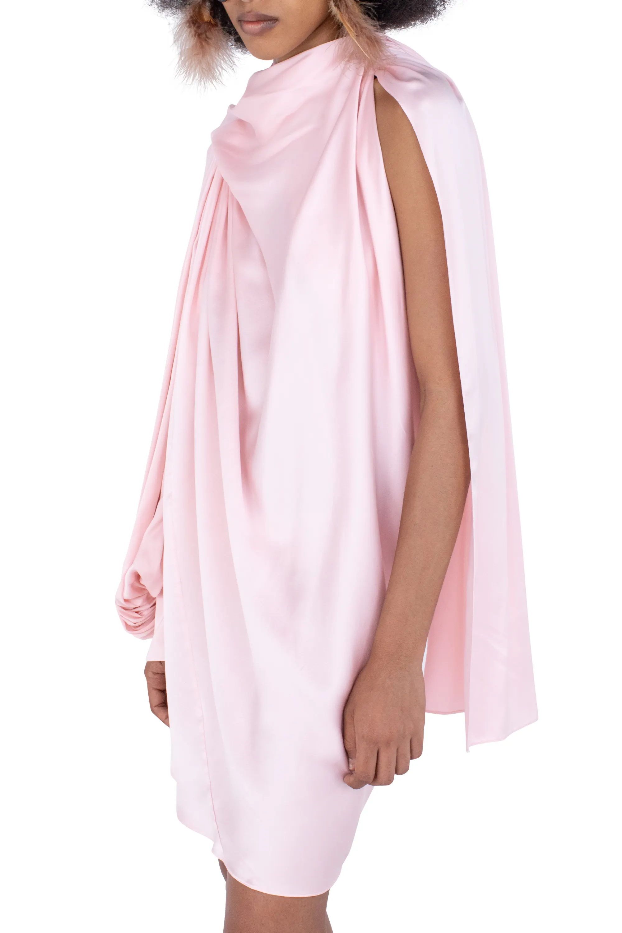 KIKO KOSTADINOV CASPIAN DRESS - PRISM PINK