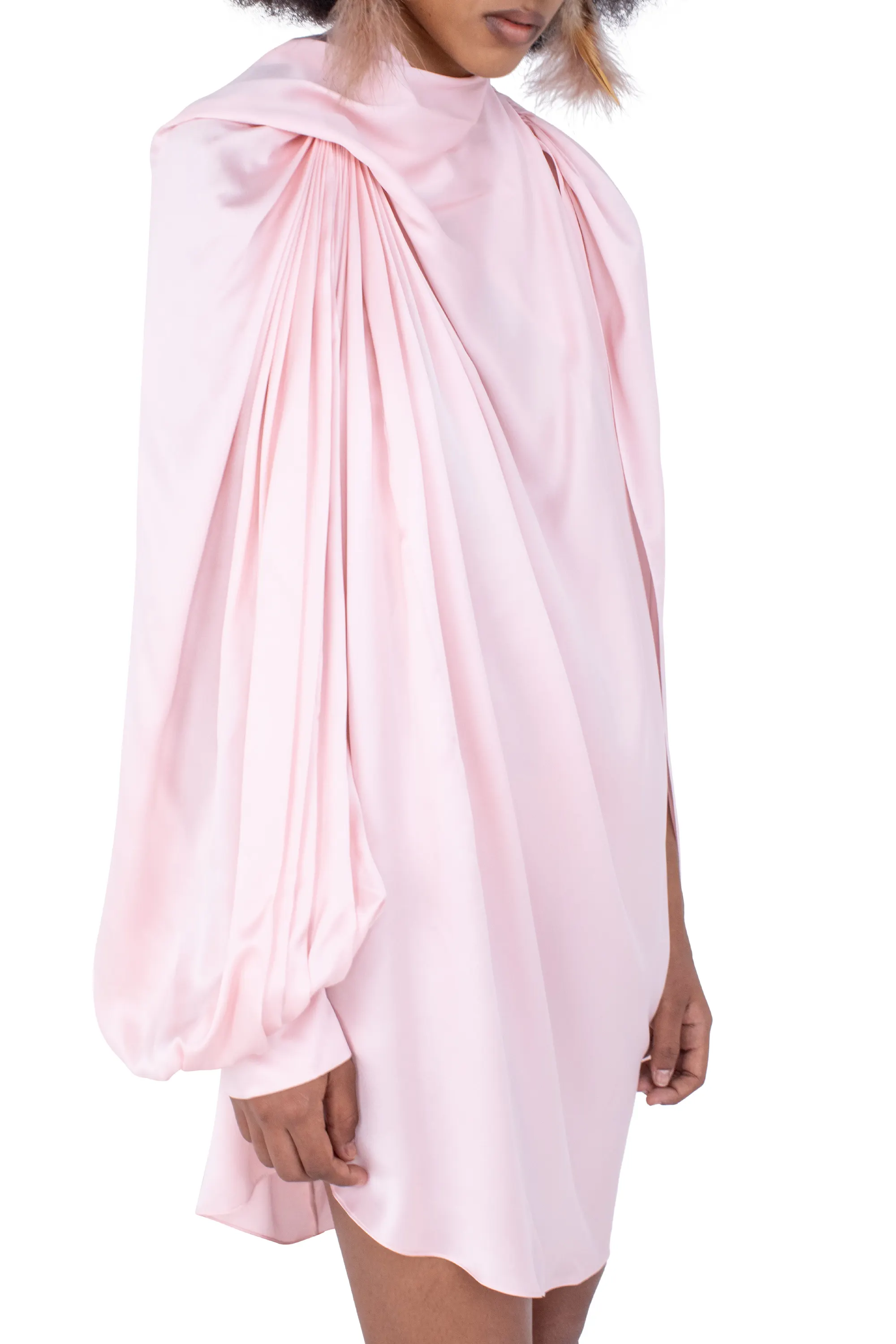 KIKO KOSTADINOV CASPIAN DRESS - PRISM PINK
