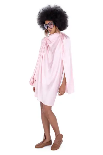 KIKO KOSTADINOV CASPIAN DRESS - PRISM PINK