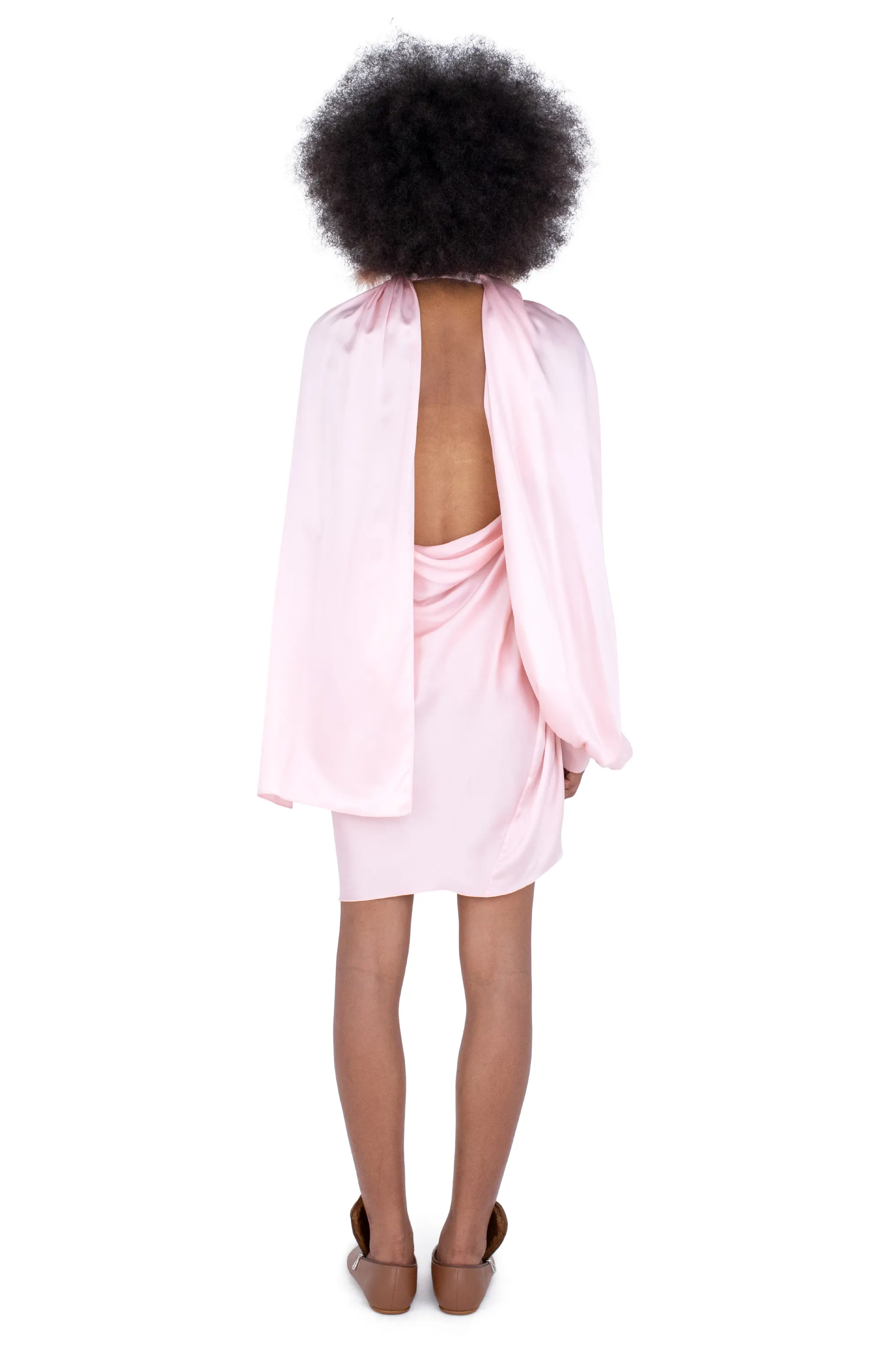 KIKO KOSTADINOV CASPIAN DRESS - PRISM PINK