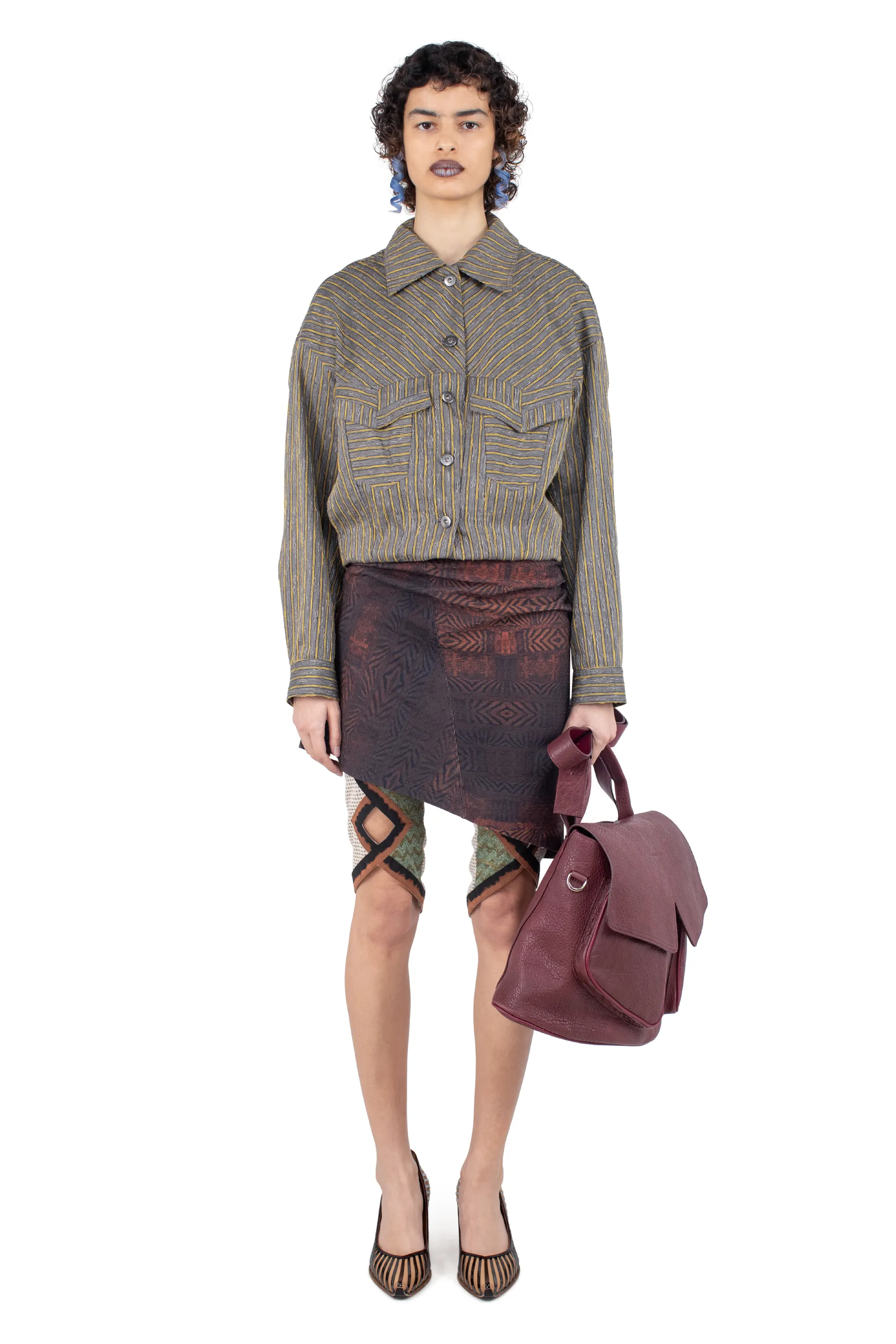 CENTENNIAL JACKET - CHARCOAL & SUNSHINE – KIKO KOSTADINOV