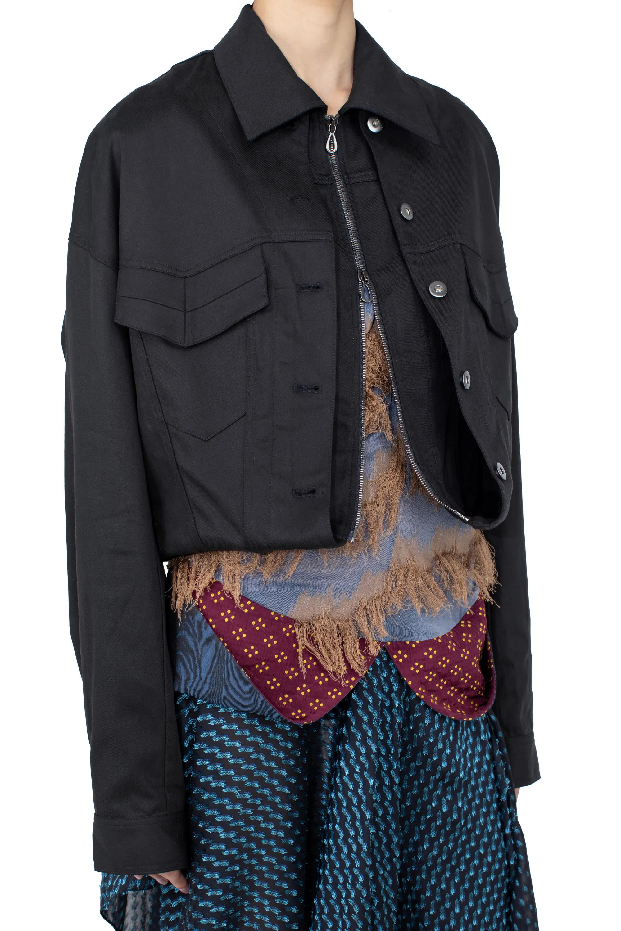 KIKO KOSTADINOV CENTENNIAL JACKET - WASHED ANTHRACITE