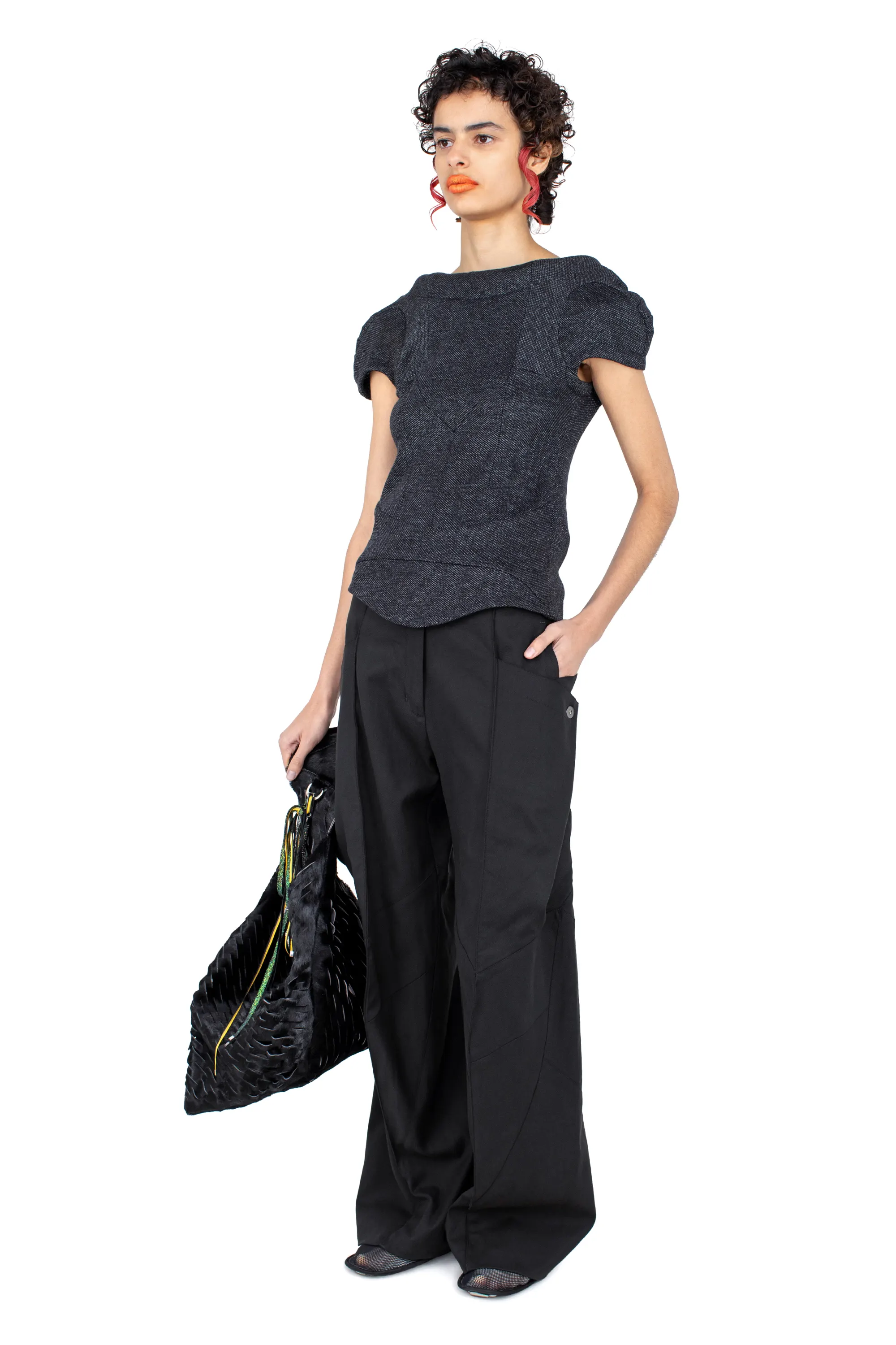 CENTENNIAL TROUSER - WASHED ANTHRACITE – KIKO KOSTADINOV