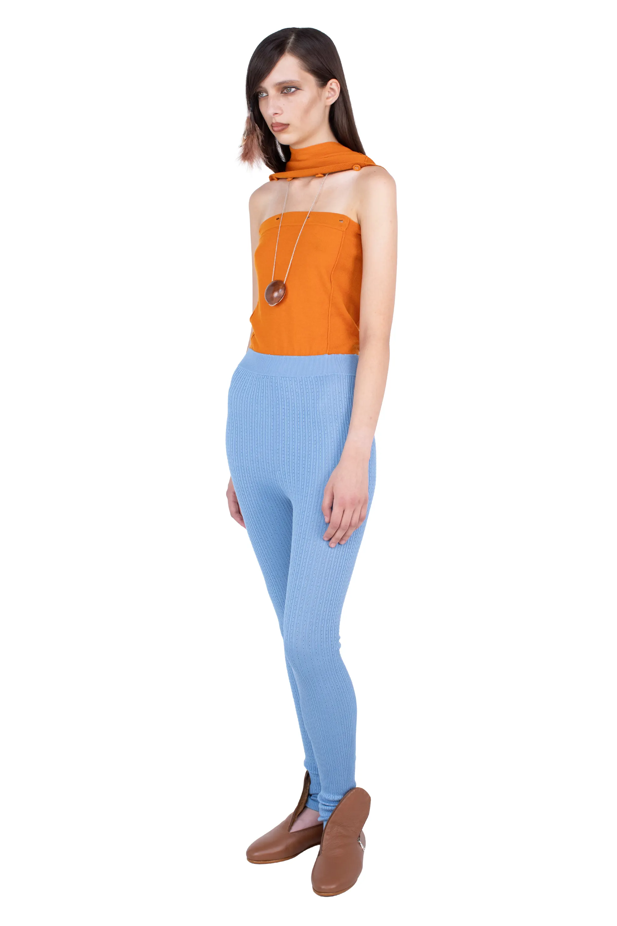 KIKO KOSTADINOV CORELLA ALL IN ONE - PERSIMMON ORANGE & BLUE LAKE