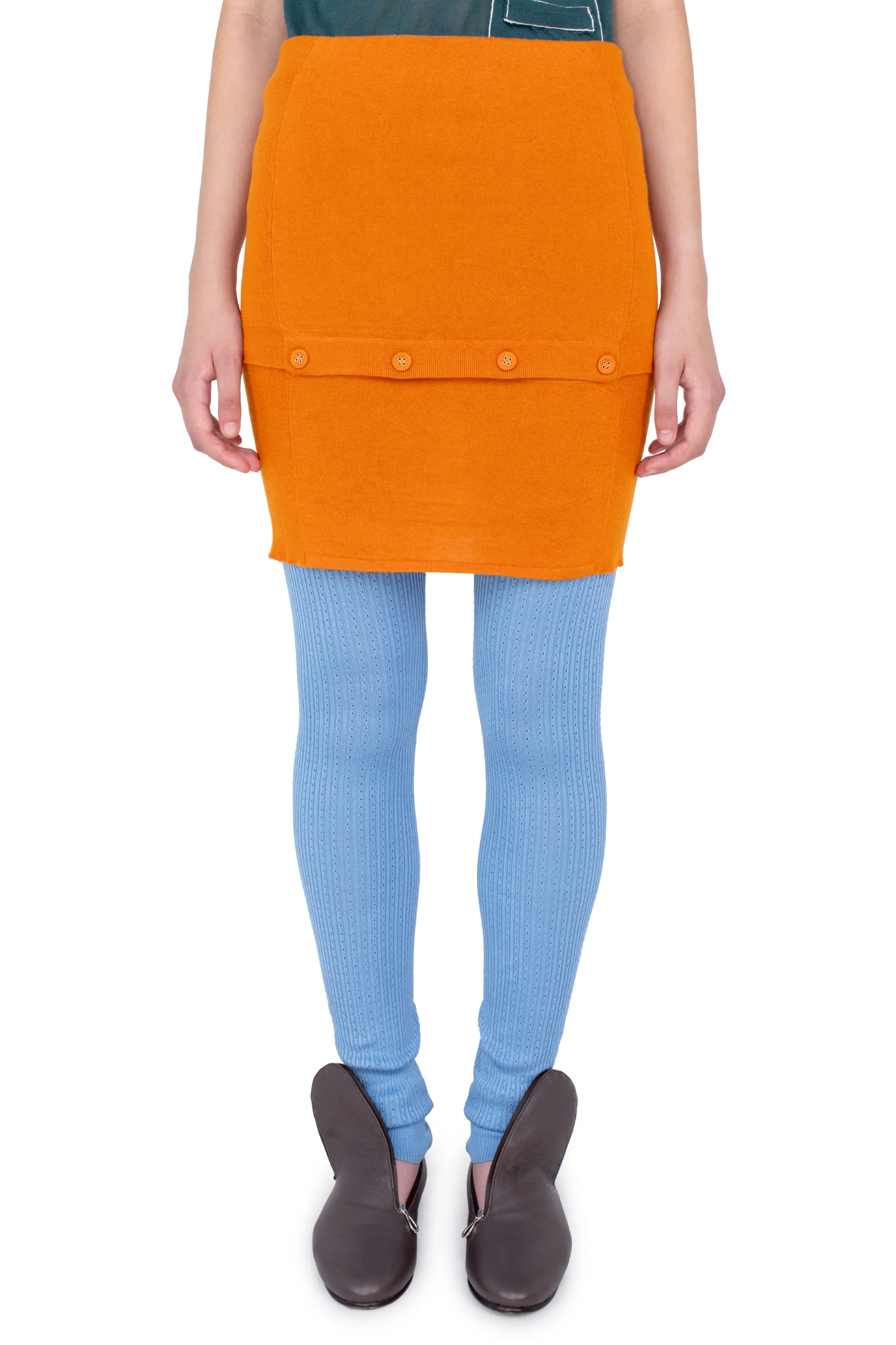 KIKO KOSTADINOV CORELLA ALL IN ONE - PERSIMMON ORANGE & BLUE LAKE