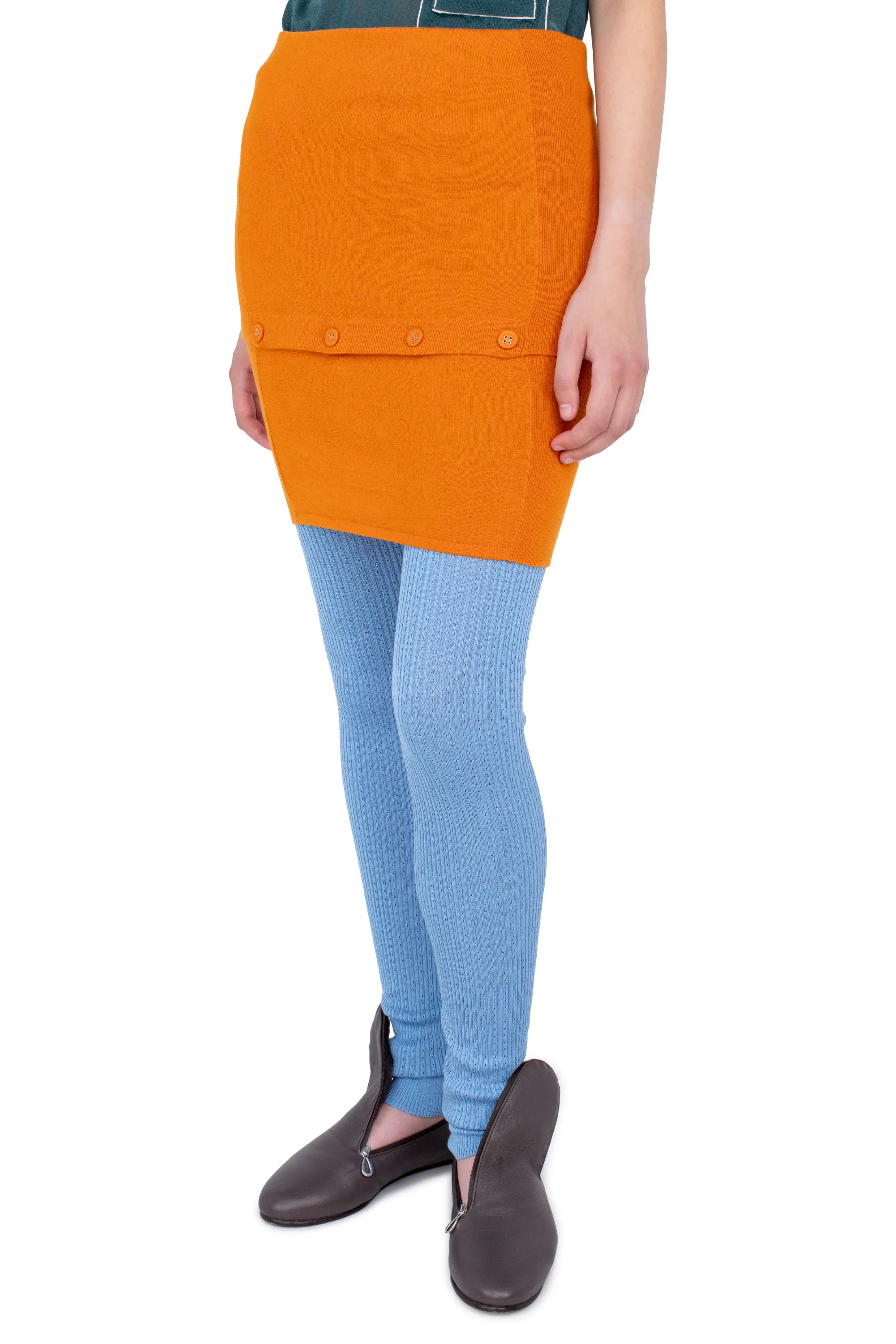 KIKO KOSTADINOV CORELLA ALL IN ONE - PERSIMMON ORANGE & BLUE LAKE