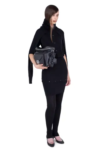 KIKO KOSTADINOV CORELLA DOUBLE SLEEVE JUMPER - NEBULAR BLACK