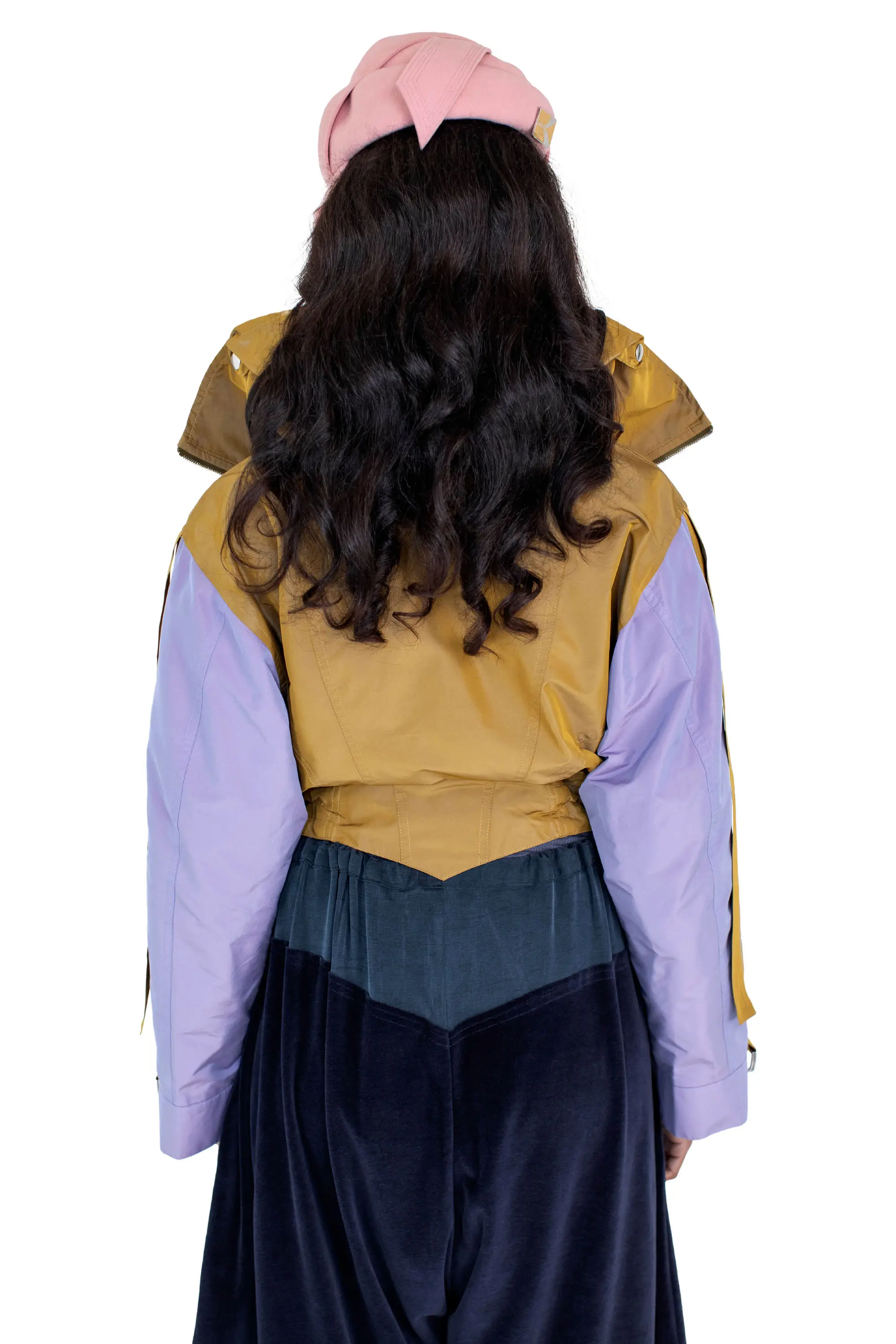 KIKO KOSTADINOV ERRO JACKET - PATINA GOLD/LAVENDER