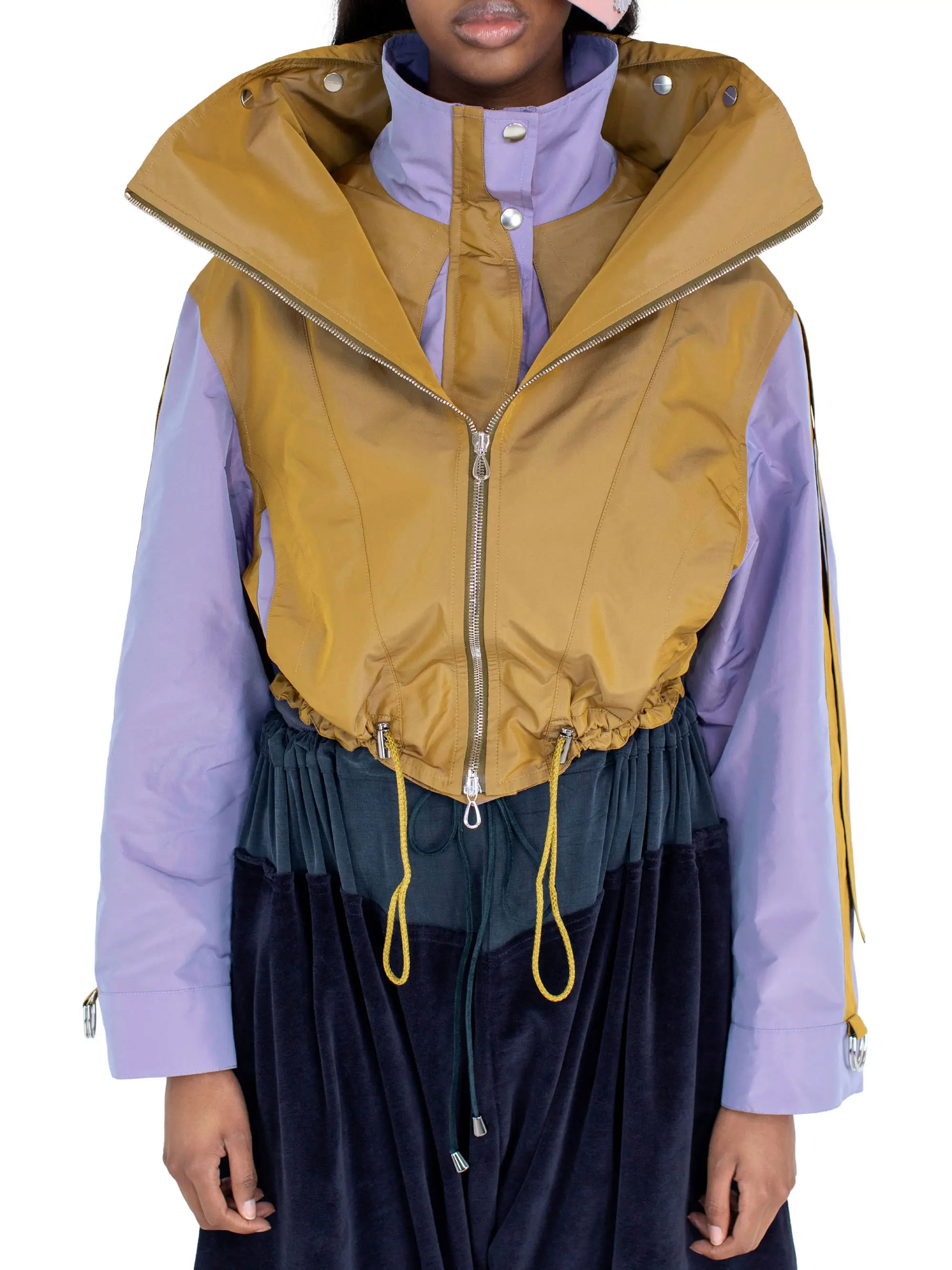 KIKO KOSTADINOV ERRO JACKET - PATINA GOLD/LAVENDER