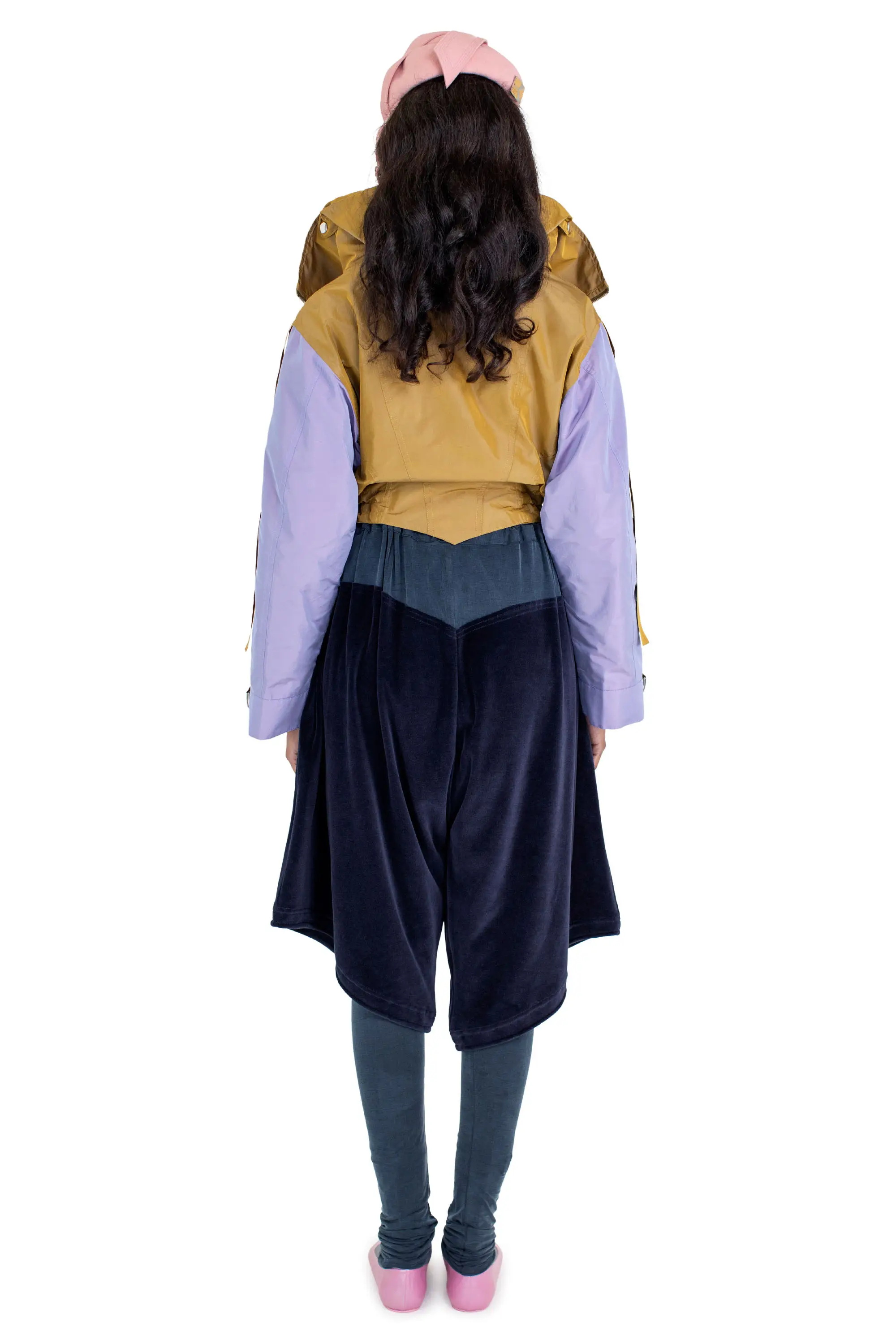 KIKO KOSTADINOV ERRO JACKET - PATINA GOLD/LAVENDER