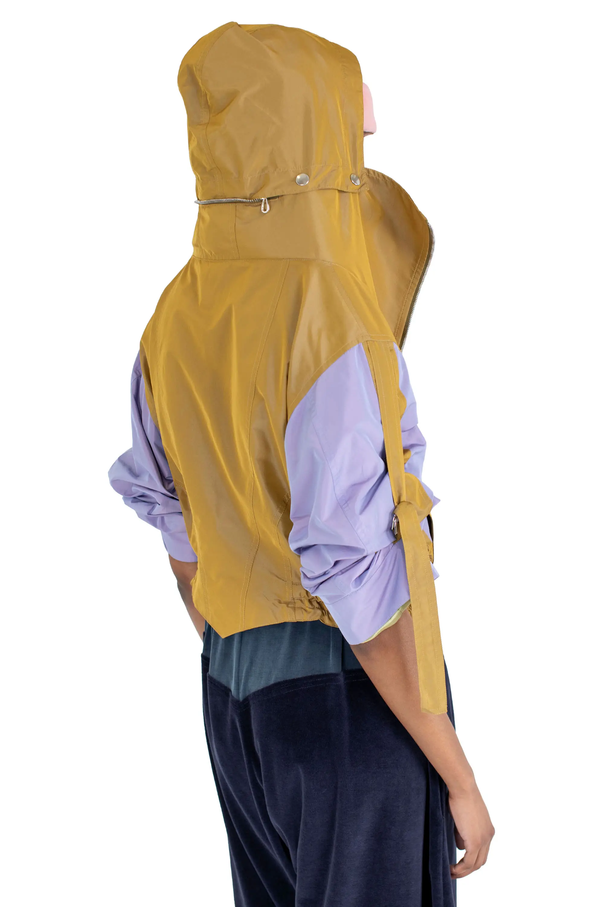 KIKO KOSTADINOV ERRO JACKET - PATINA GOLD/LAVENDER