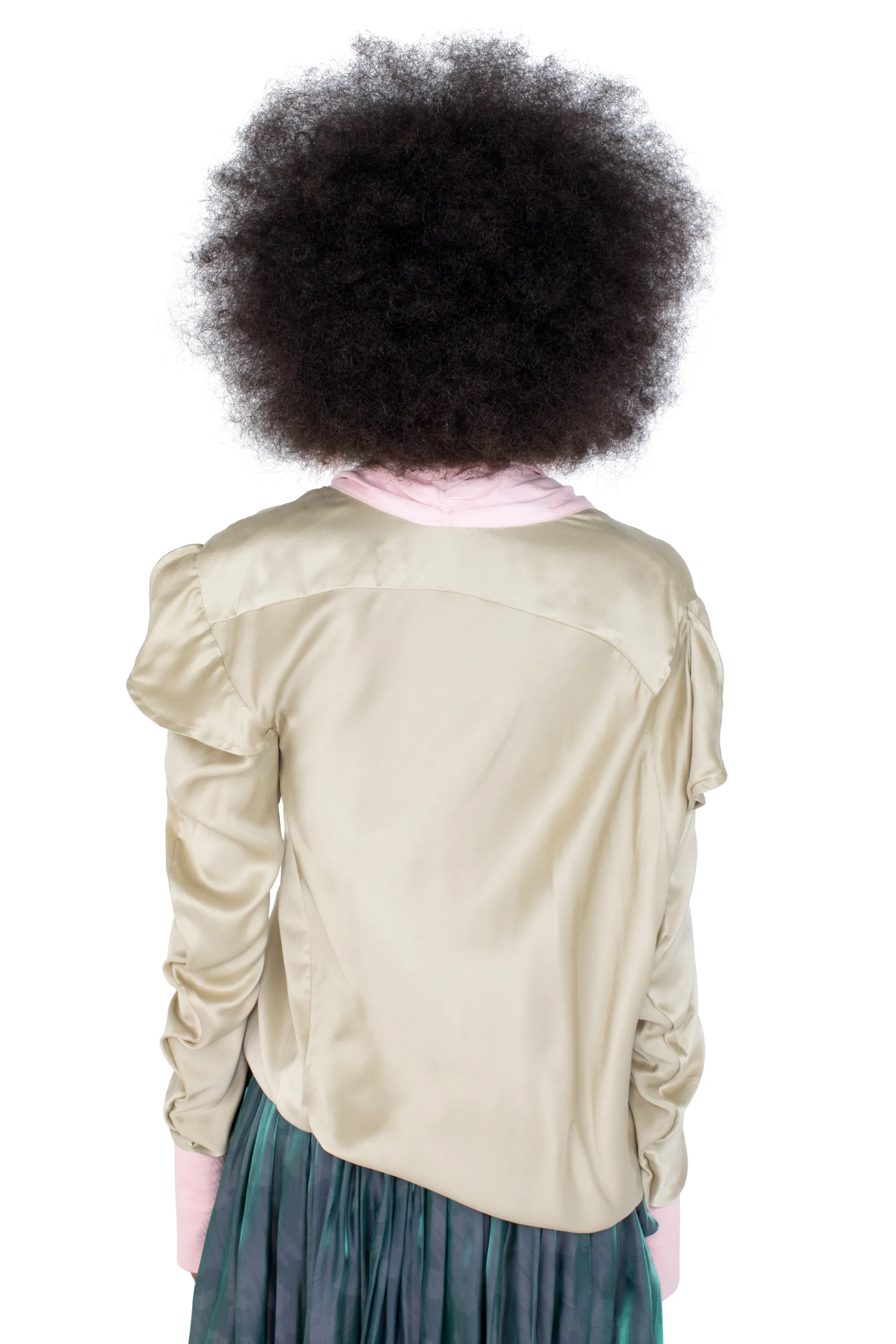 KIKO KOSTADINOV EVELYN BLOUSE - PEBBLE