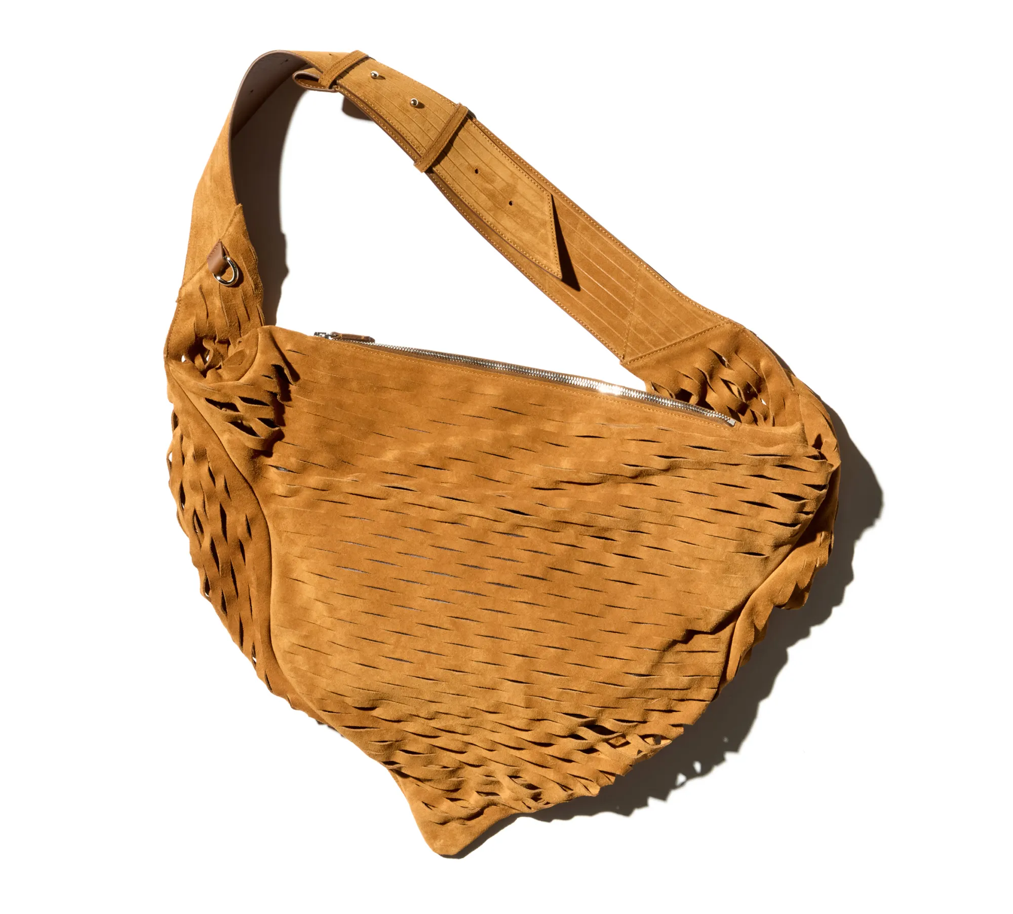 KIKO KOSTADINOV FIORE TWISTED BAG - CARAMEL