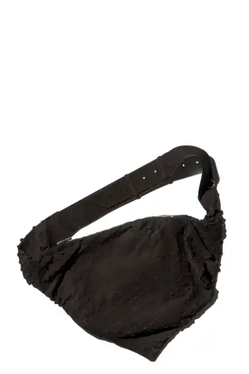 KIKO KOSTADINOV FIORE TWISTED BAG - RAVEN BLACK